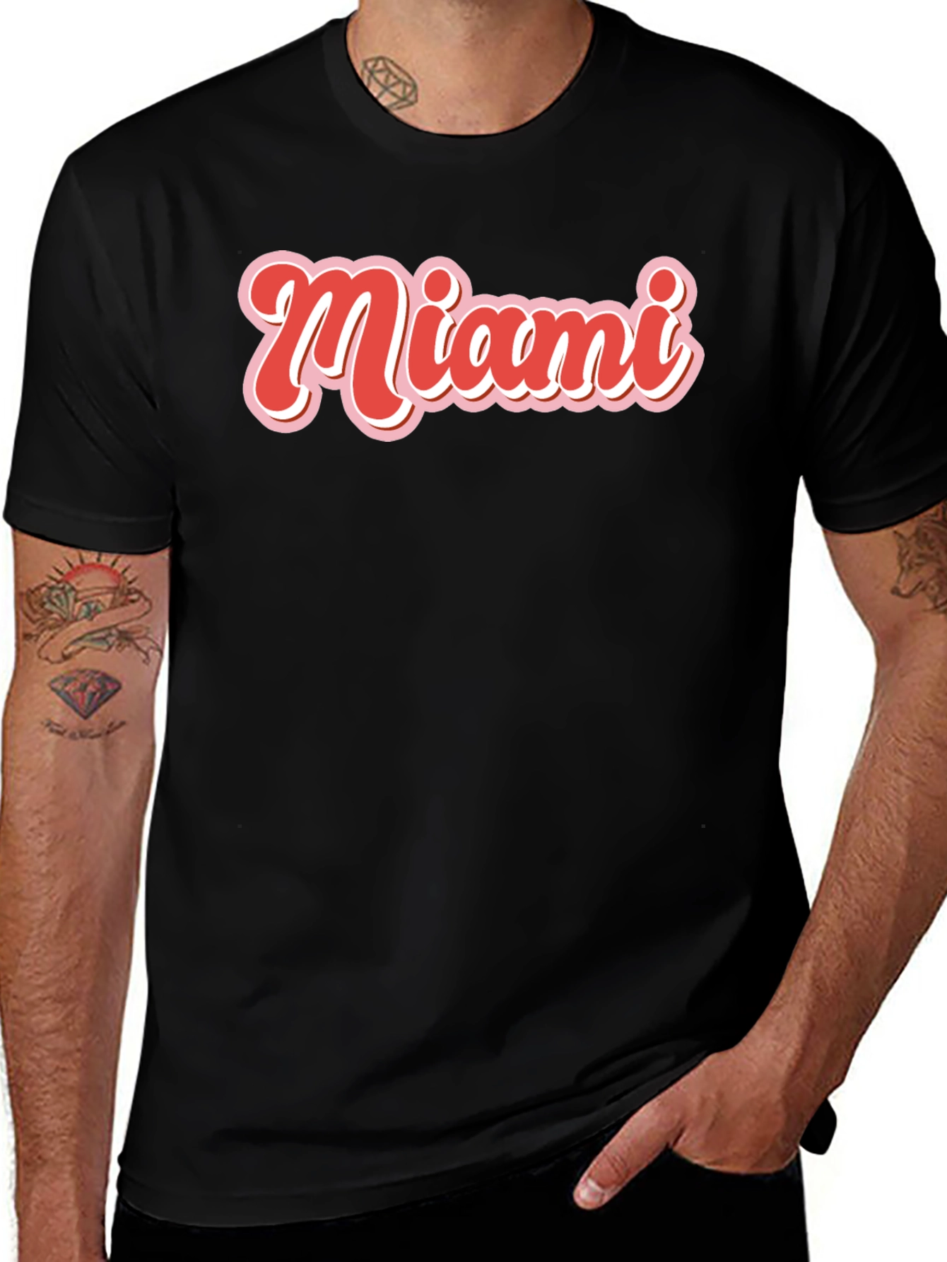 Variant 15 of Miami Retro Graphic T-Shirt