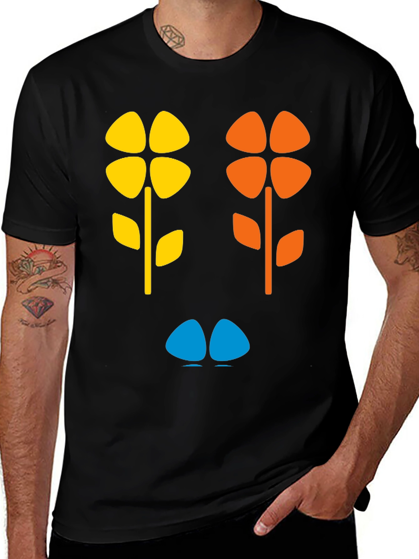 Variant 27 of Retro Flower Power Graphic Tee