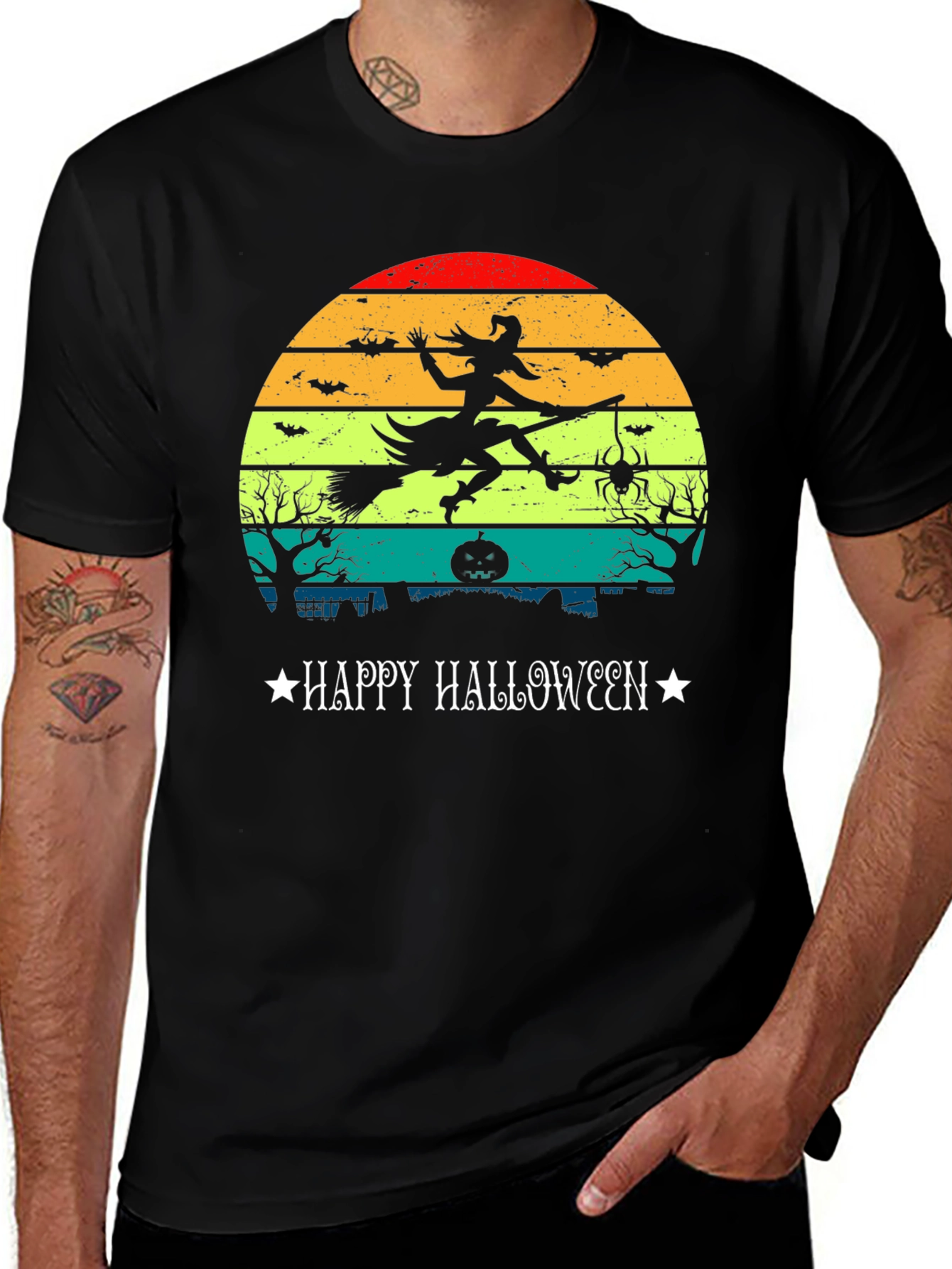 Variant 5 of Happy Halloween Witch T-Shirt