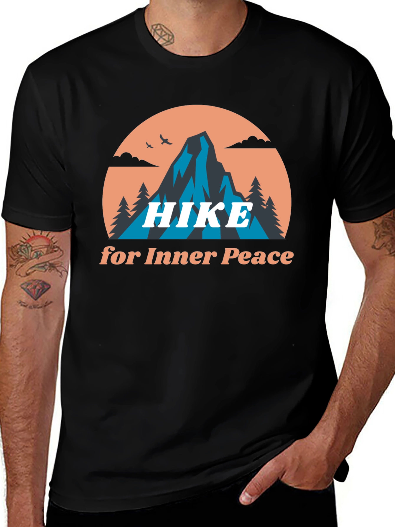 Variant 4 of Hike for Inner Peace Graphic T-Shirt