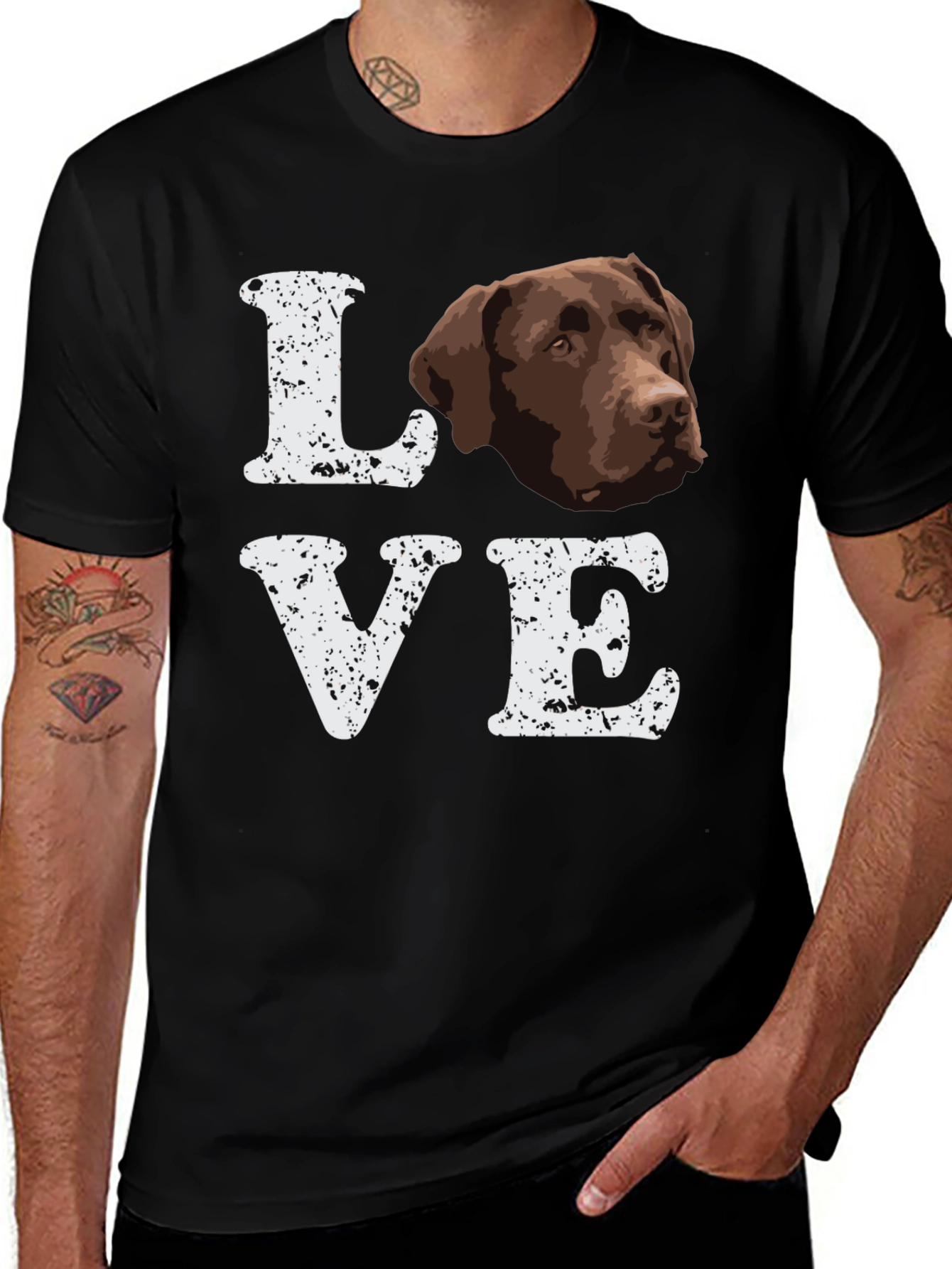 Love Labrador Dog T-Shirt