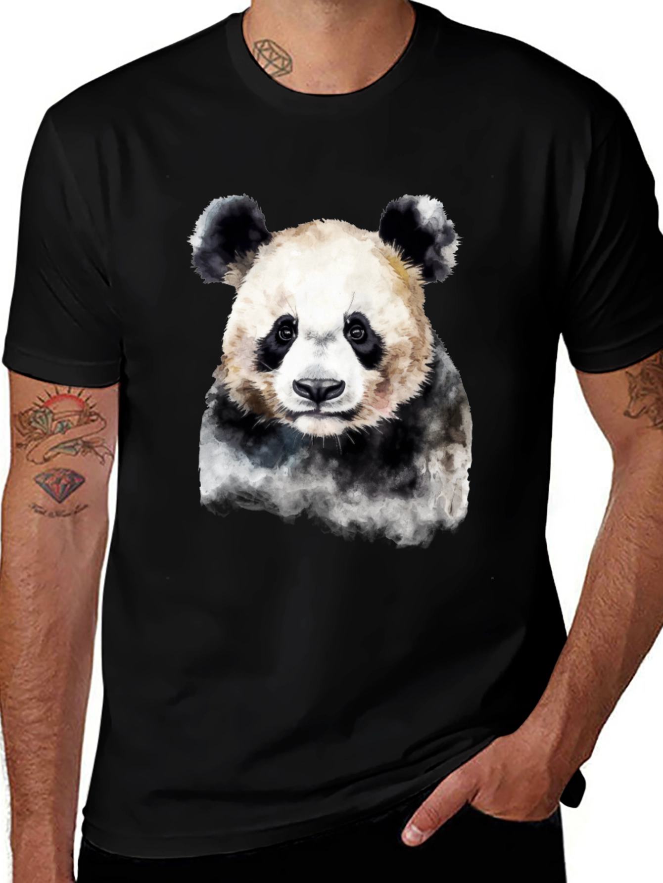 Variant 20 of Panda Bear Graphic T-Shirt - Unisex