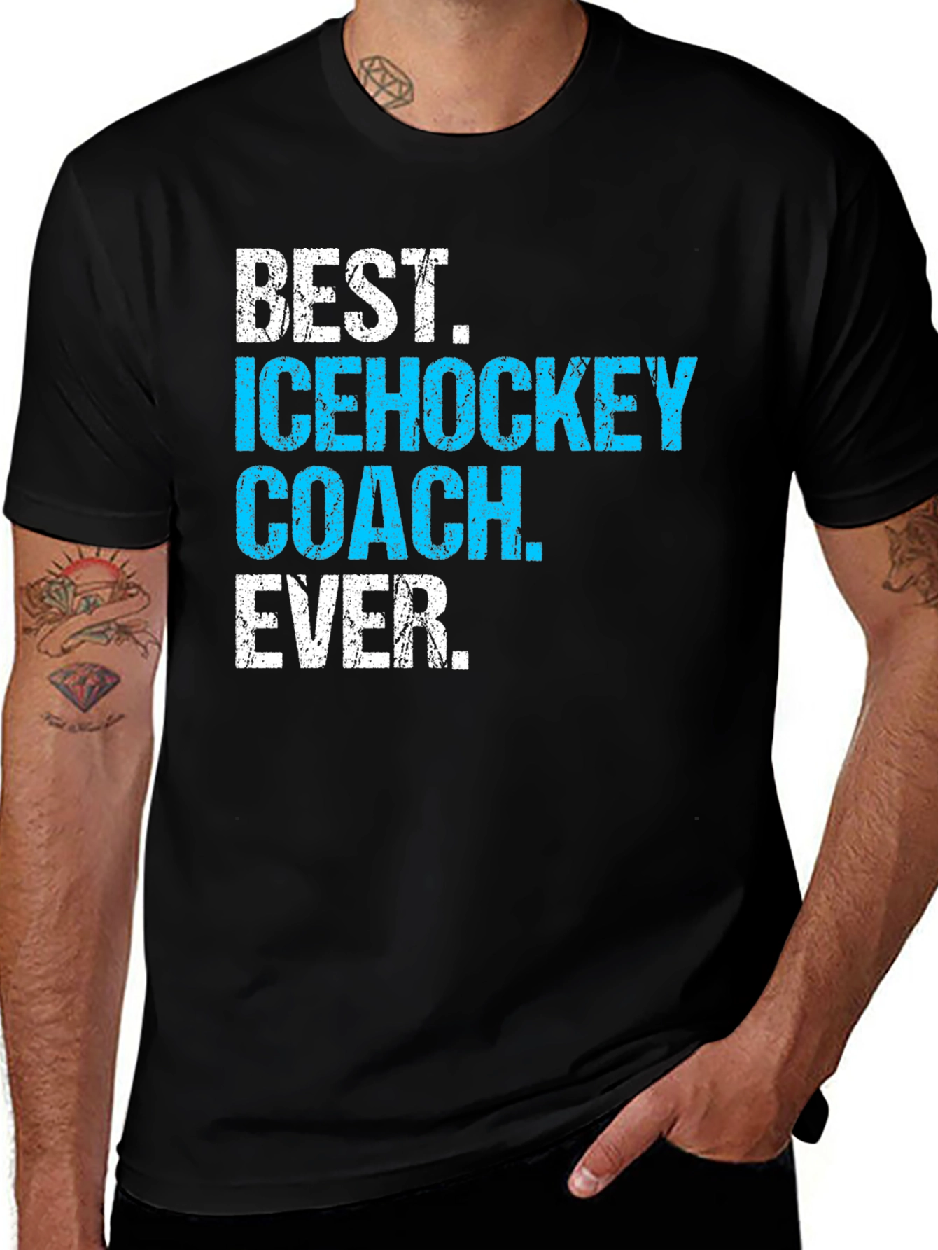 Variant 29 of Best Ice Hockey Coach Ever T-Shirt