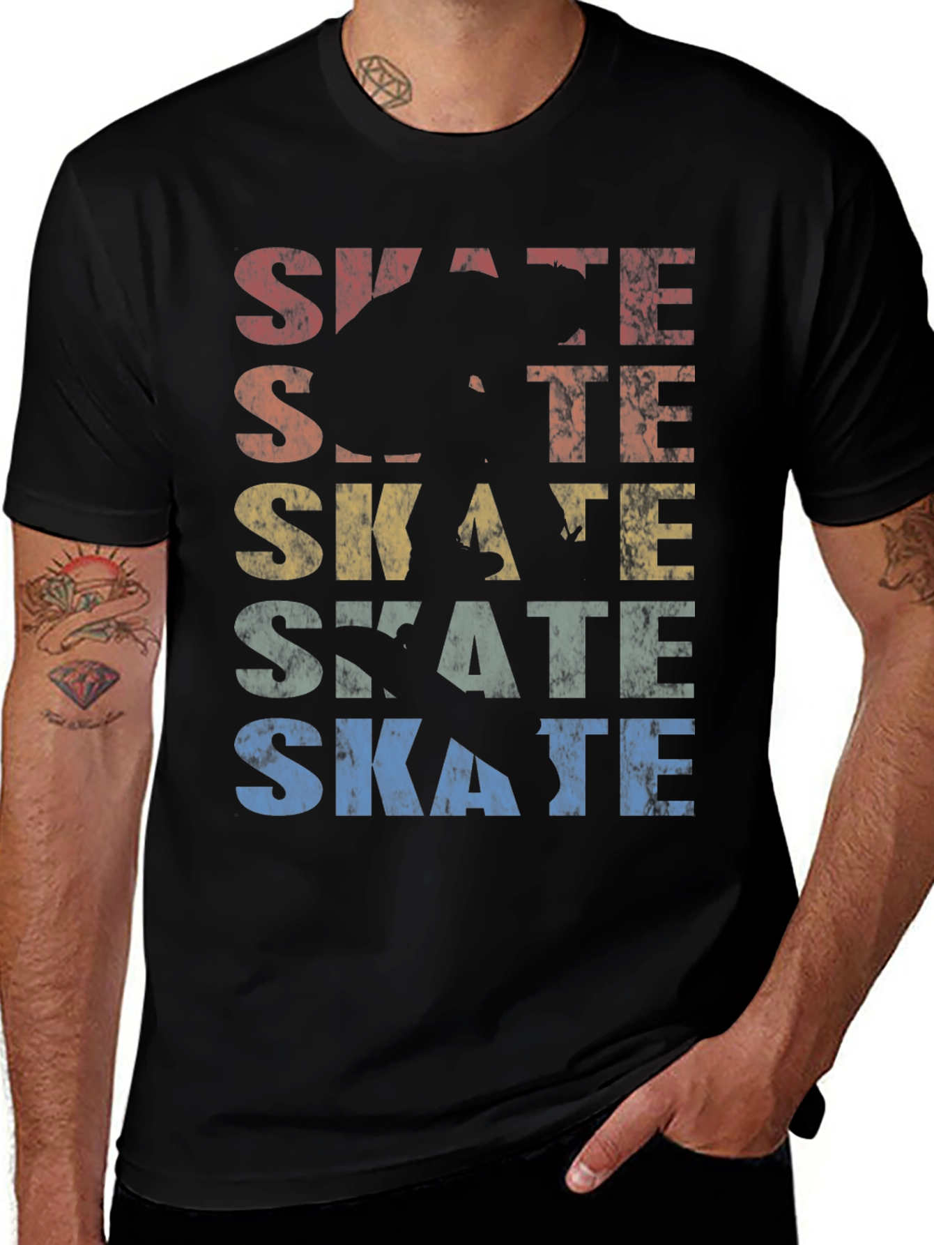Variant 14 of Retro Skate T-Shirt