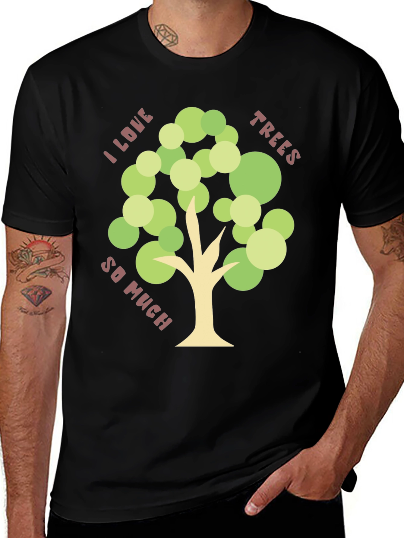 Variant 13 of I Love Trees T-Shirt - Nature Lover Tee