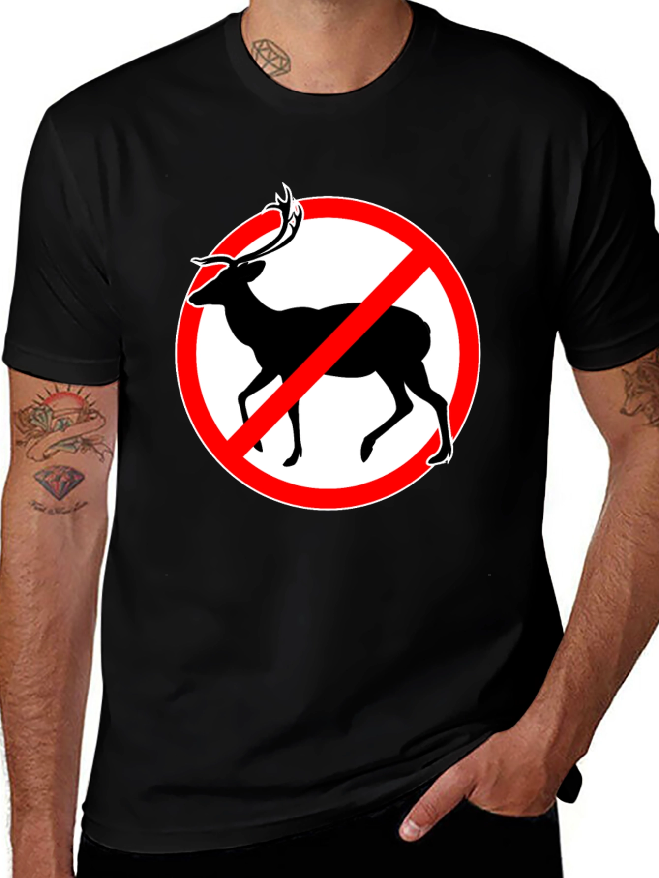 Variant 9 of No Deer Zone Graphic T-Shirt