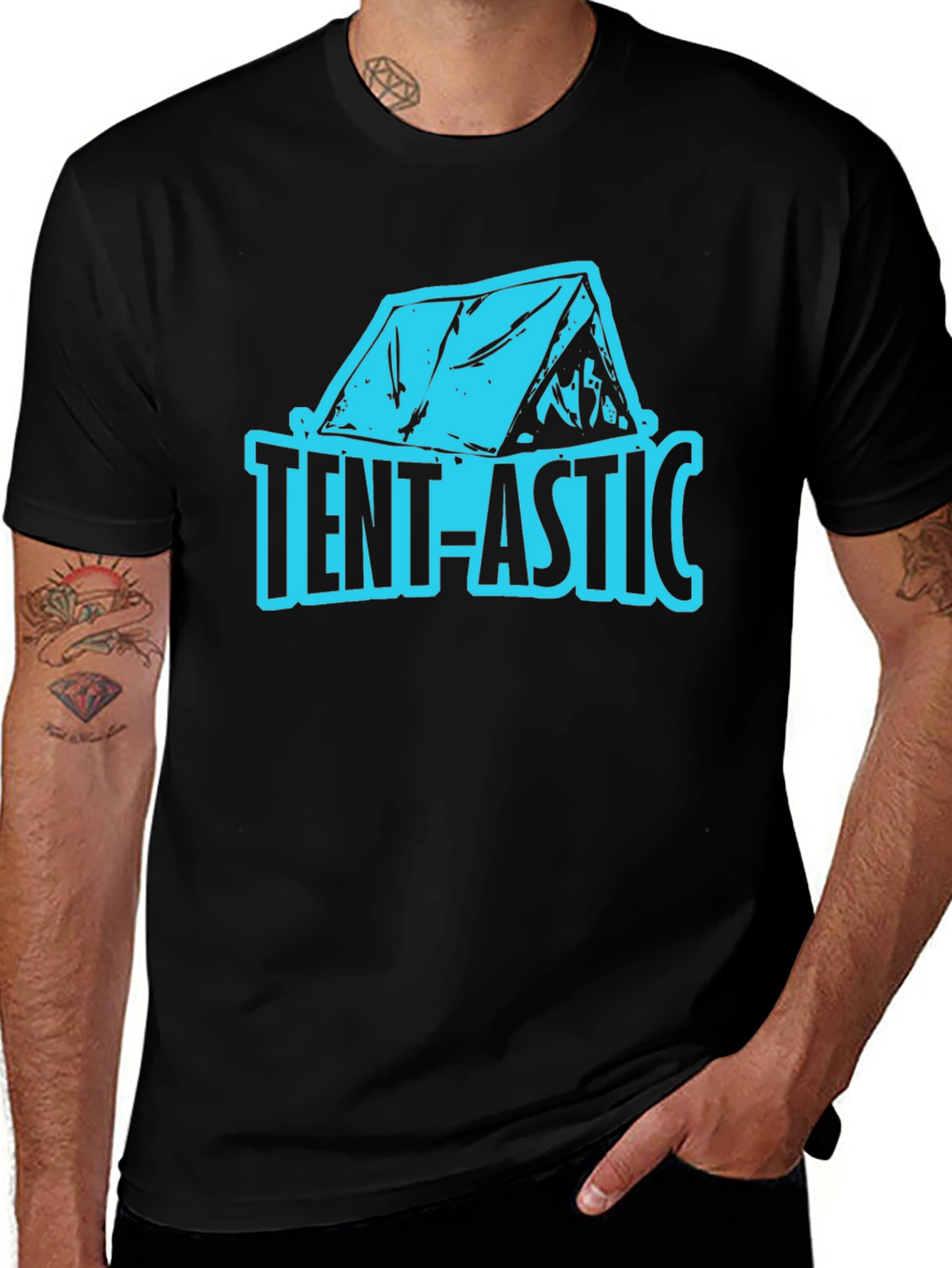 Variant 2 of Tent-astic Graphic Tee - Camping Adventure Shirt