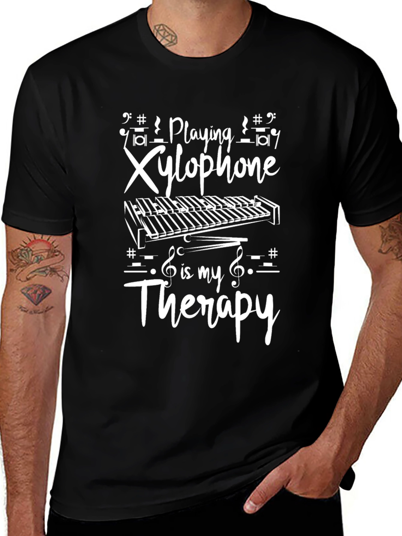 Variant 12 of Xylophone Therapy T-Shirt - Musician Tee