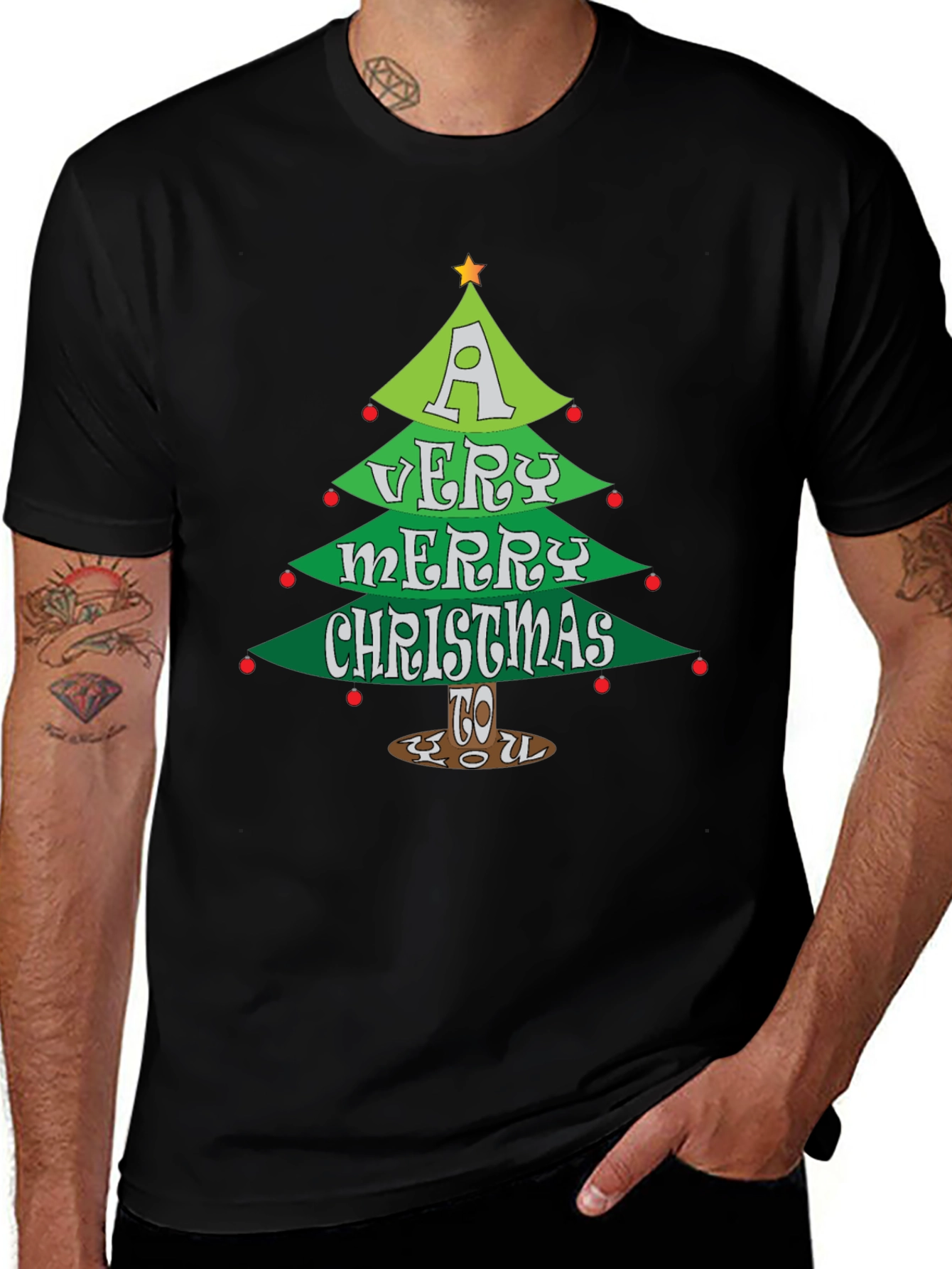 A Very Merry Christmas Tree T-Shirt