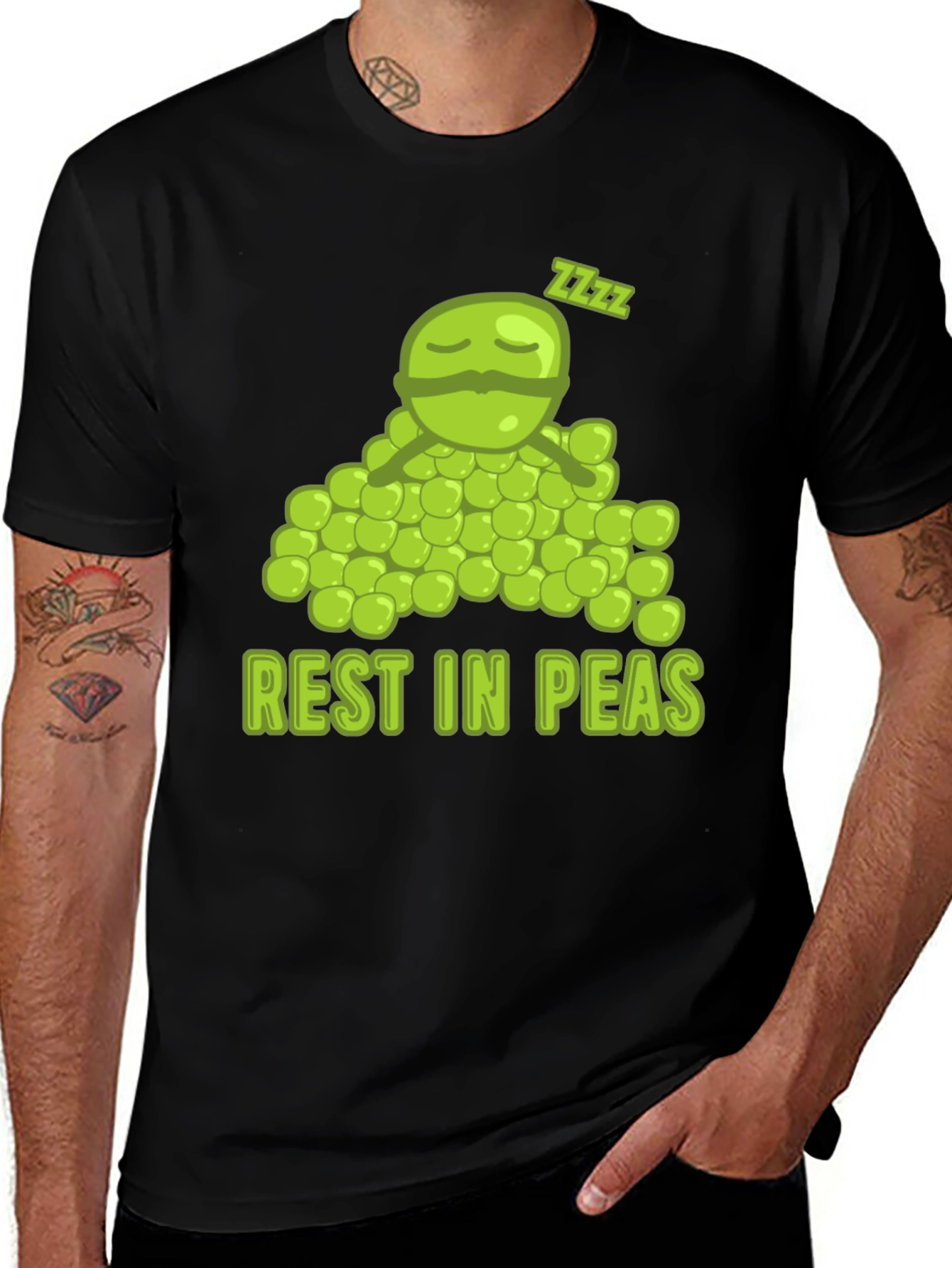 Rest in Peas Funny T-Shirt