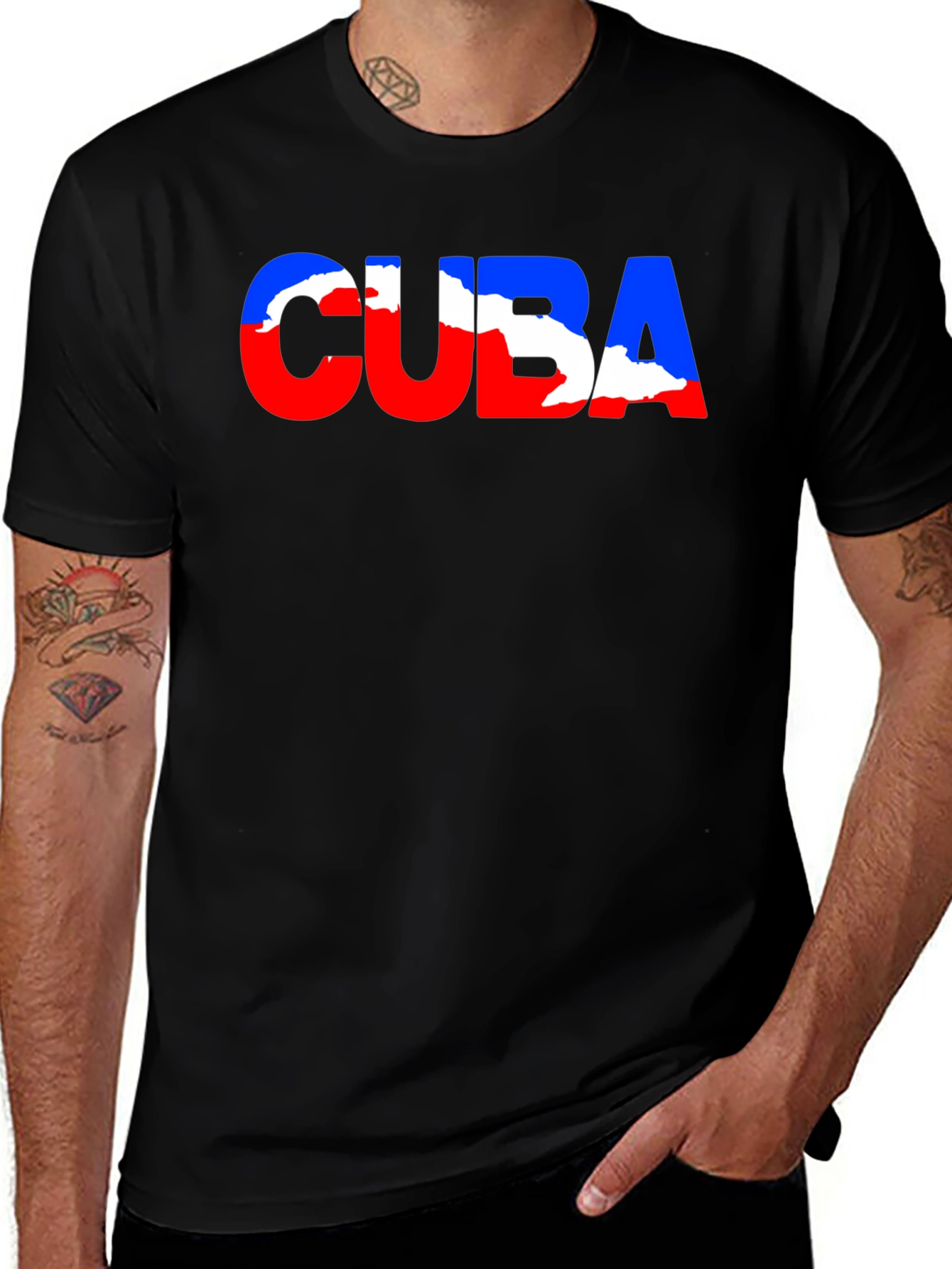 Cuba Flag T-Shirt Patriotic Pride