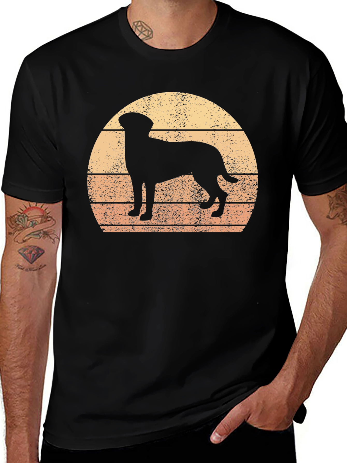 Variant 15 of Vintage Dog Silhouette T-Shirt