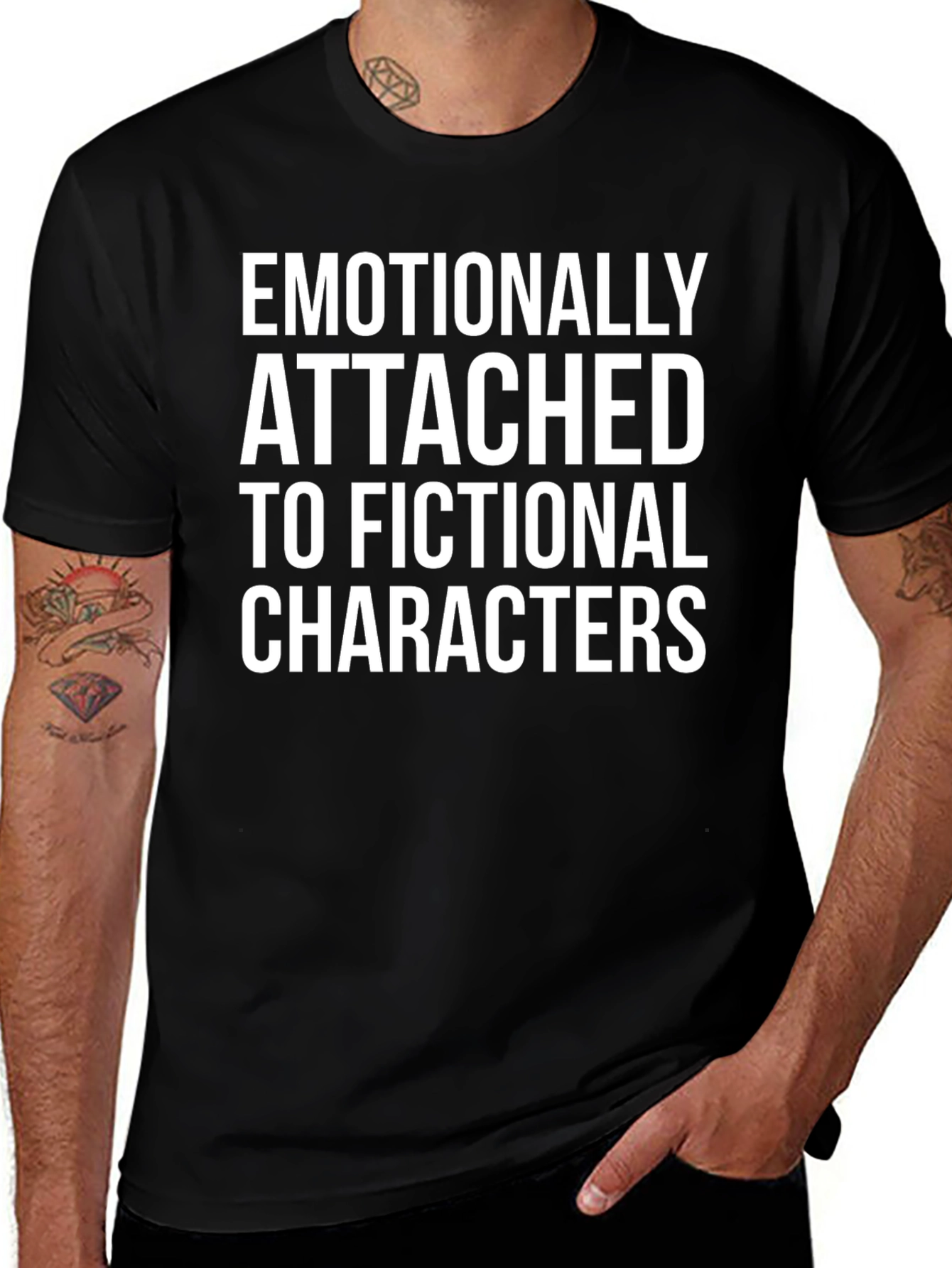 Variant 17 of Emotionally Attached T-Shirt | Fictional Characters Tee