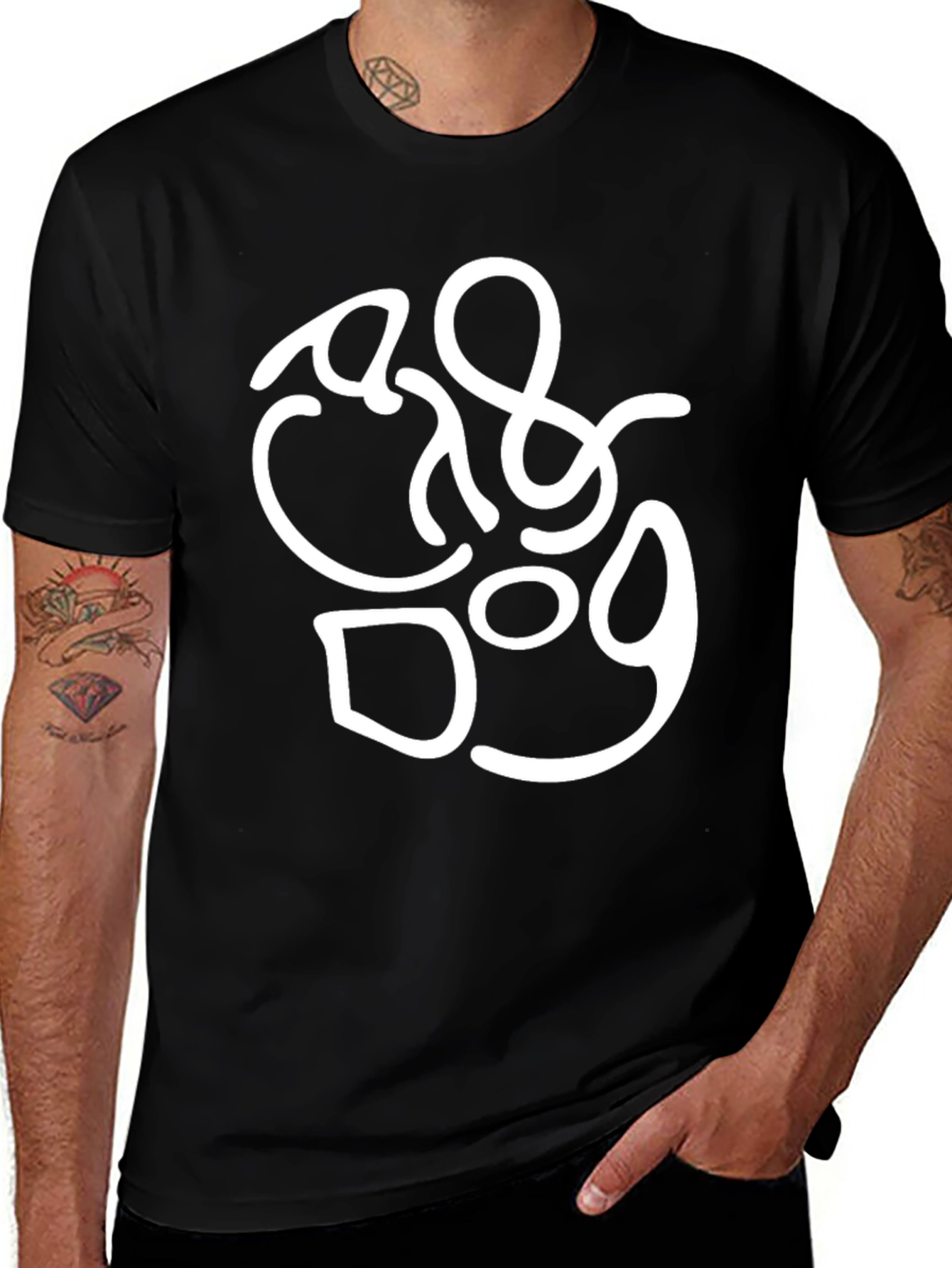 Variant 27 of Cat & Dog Graphic Tee - Unisex Soft Cotton