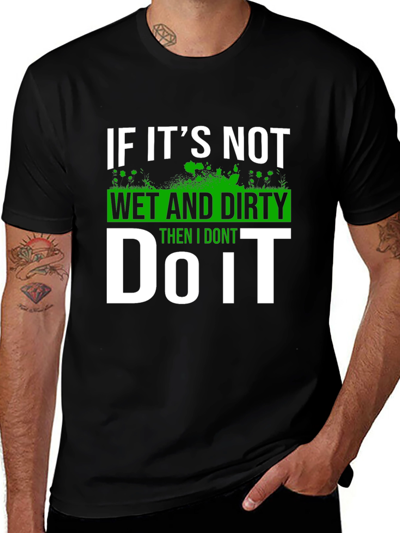 Variant 27 of Wet and Dirty T-Shirt - Funny Graphic Tee