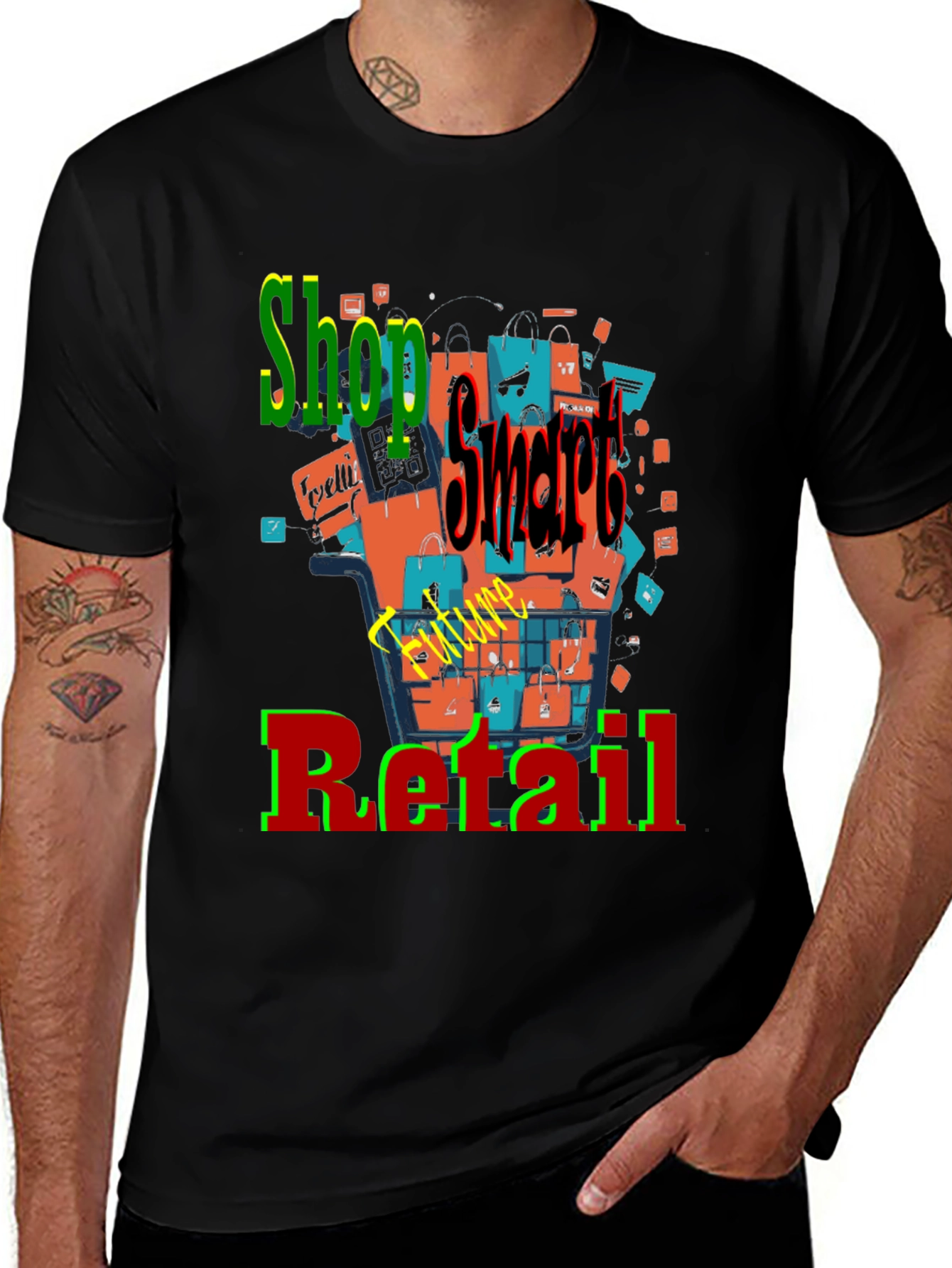 Shop Smart Retail Graphic T-Shirt