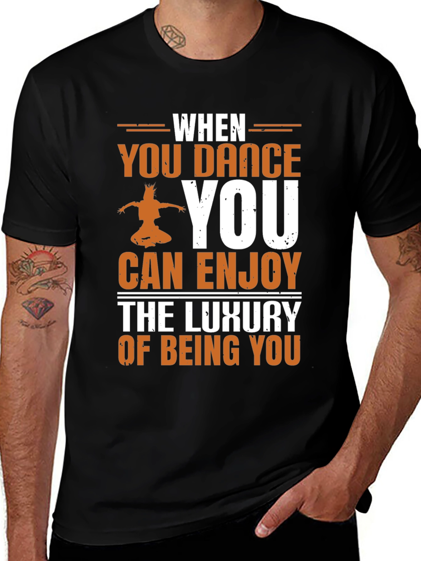 Variant 23 of Dance T-Shirt: When You Dance, Enjoy Being You