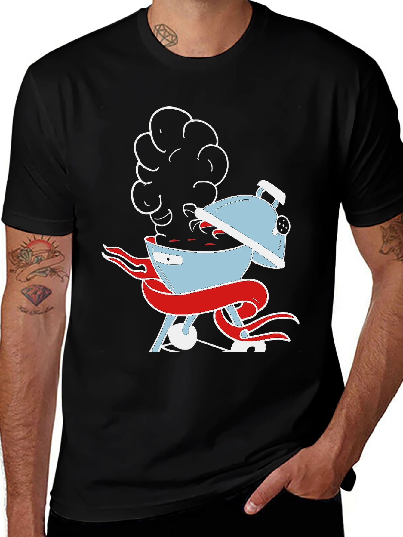 BBQ Grill Graphic Tee - Cookout Ready!