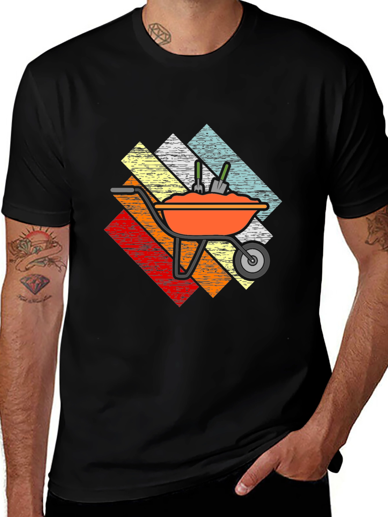 Variant 2 of Gardening Wheelbarrow T-Shirt