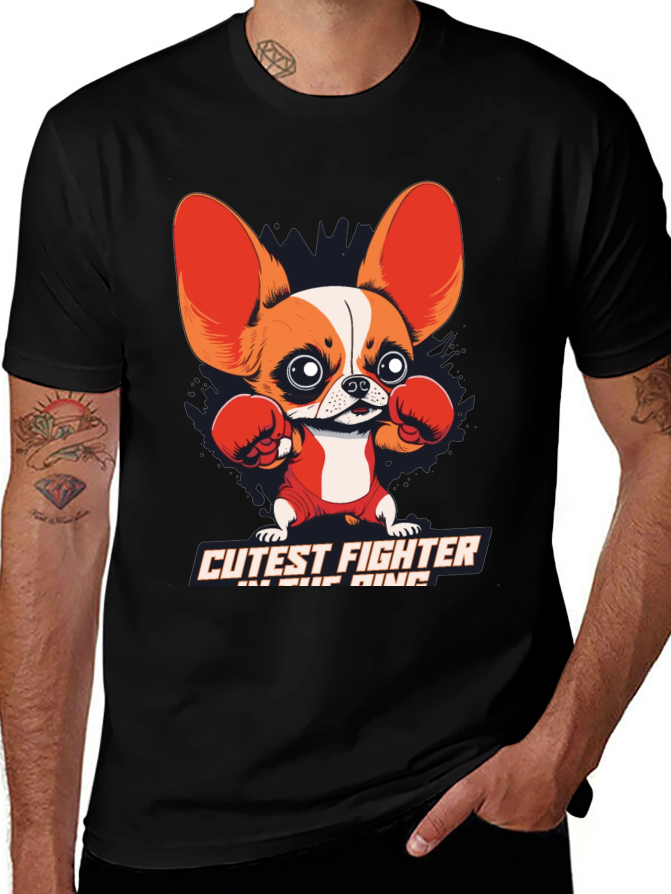 Variant 25 of Cute Dog Boxer Graphic T-Shirt