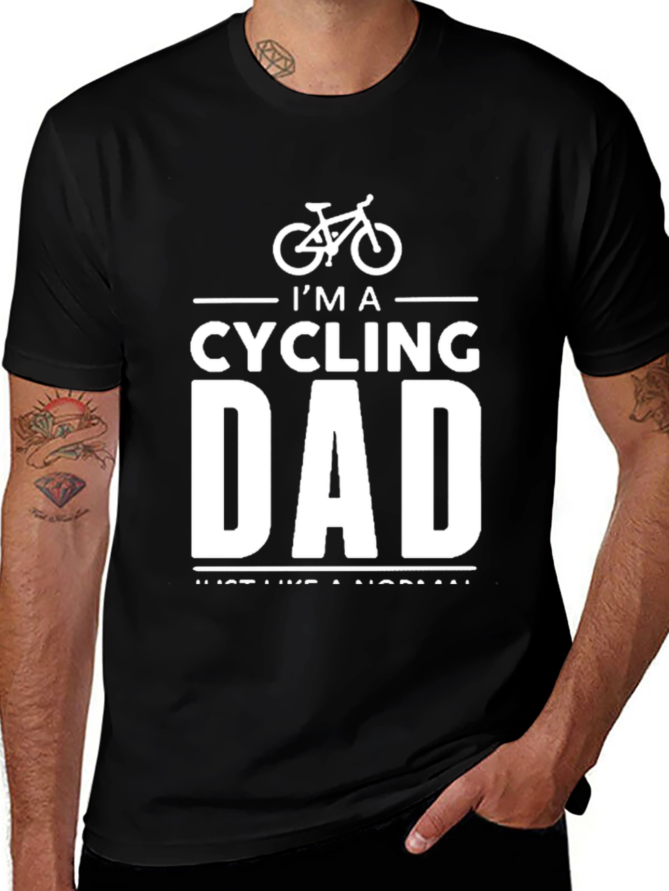 Variant 8 of Cycling Dad T-Shirt - Perfect for Bike-Loving Fathers