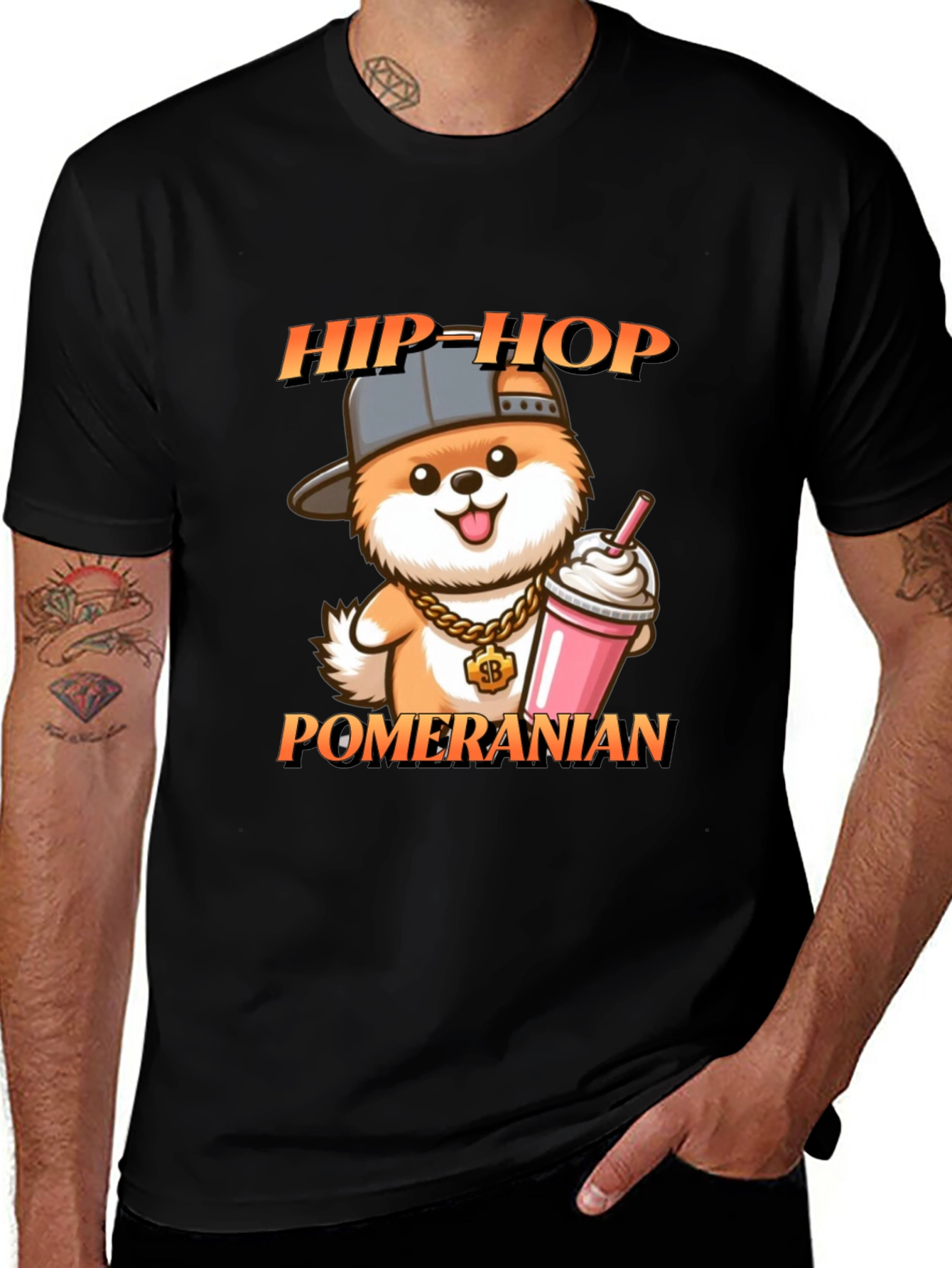 Variant 6 of Hip-Hop Pomeranian T-Shirt