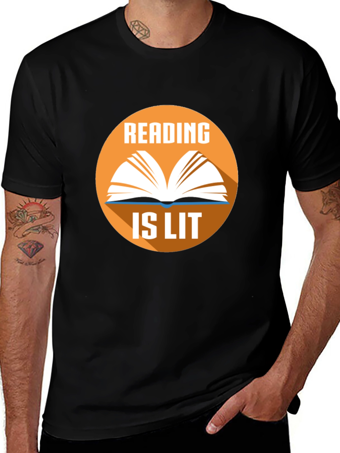 Variant 6 of Reading is Lit T-Shirt - Book Lover Tee