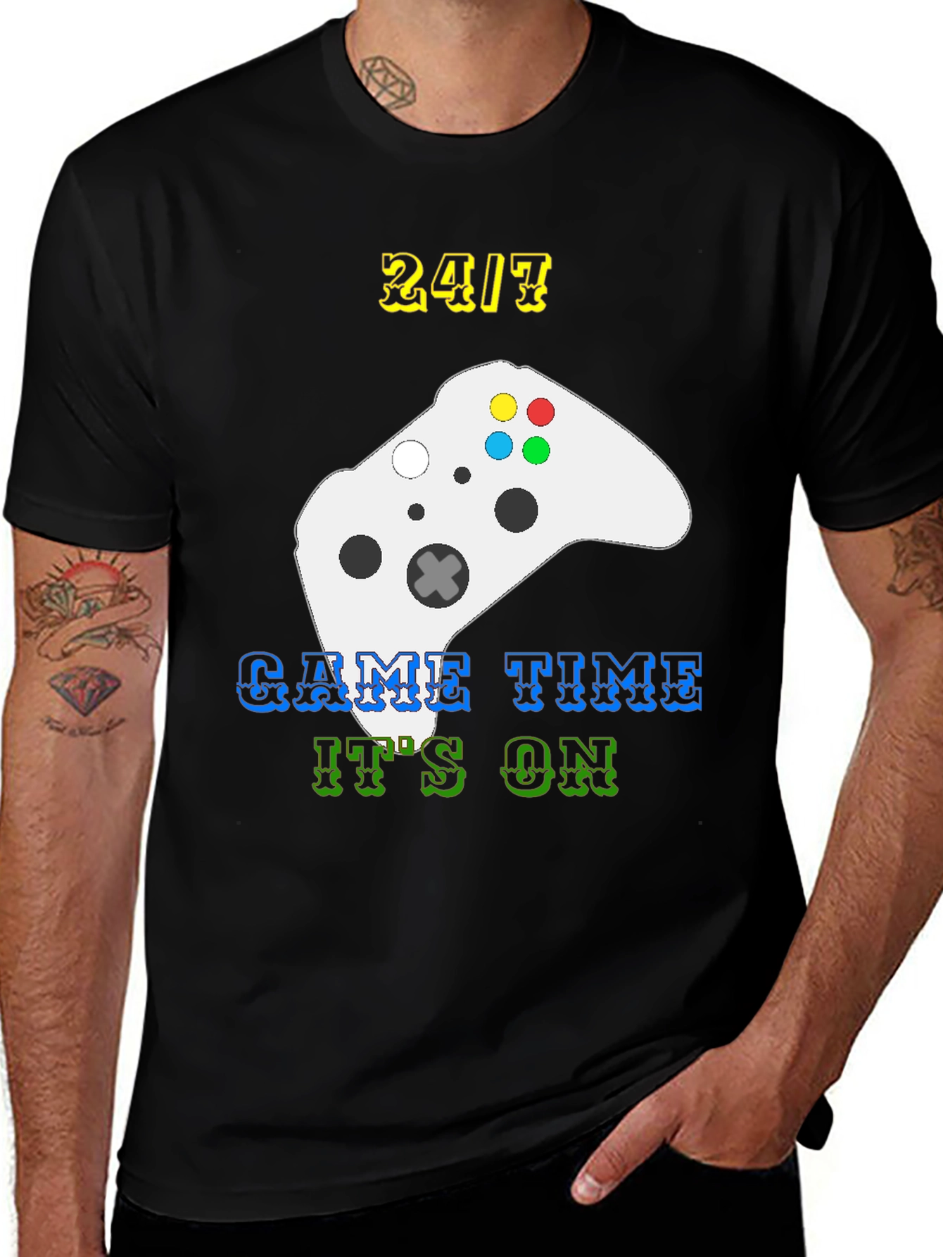 Variant 25 of Game Time T-Shirt - Gamer Style Tee