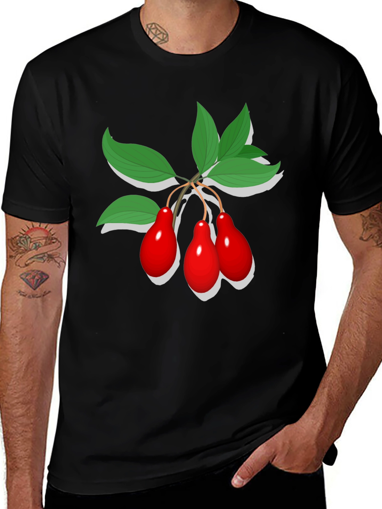 Variant 9 of Dogwood Fruit Graphic Tee - Premium Comfort