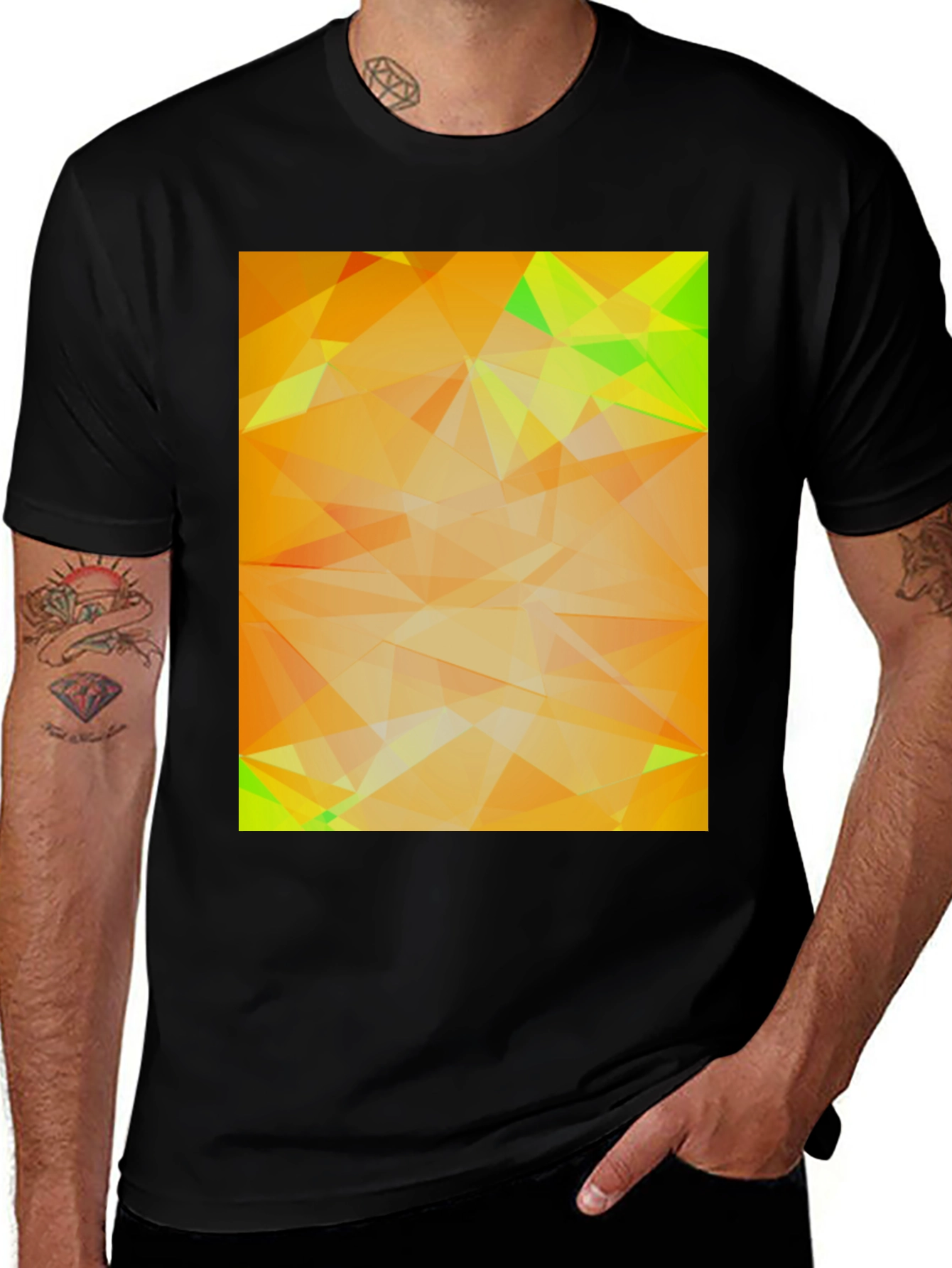 Variant 8 of Geometric Abstract Art Tee - Modern Graphic Design
