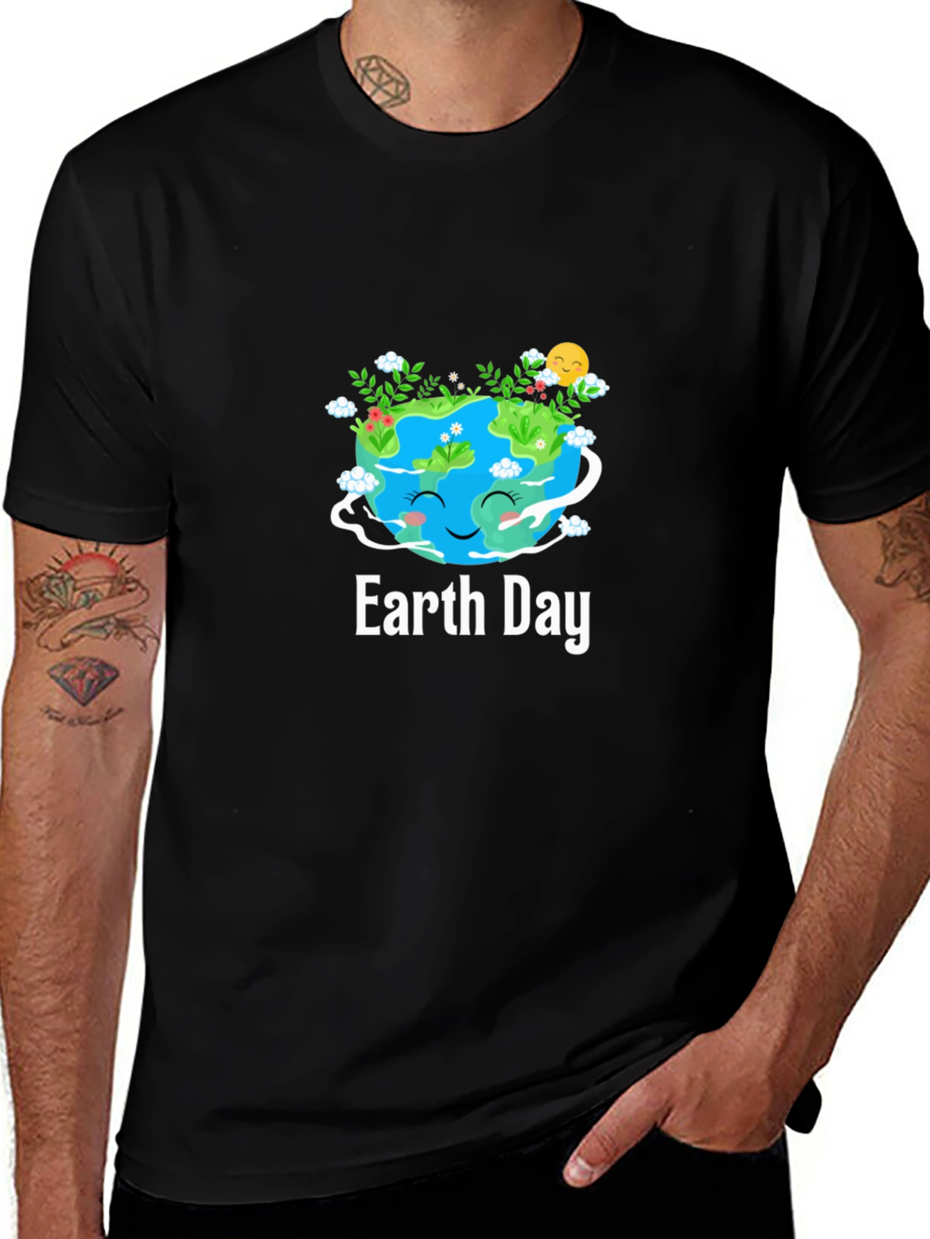 Earth Day T-Shirt - Cute Planet Design