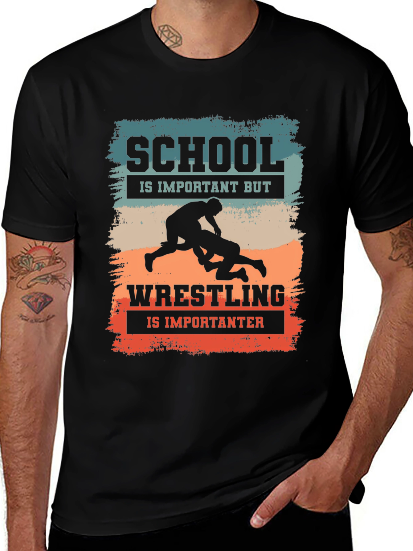 Variant 7 of Wrestling is Importanter T-Shirt