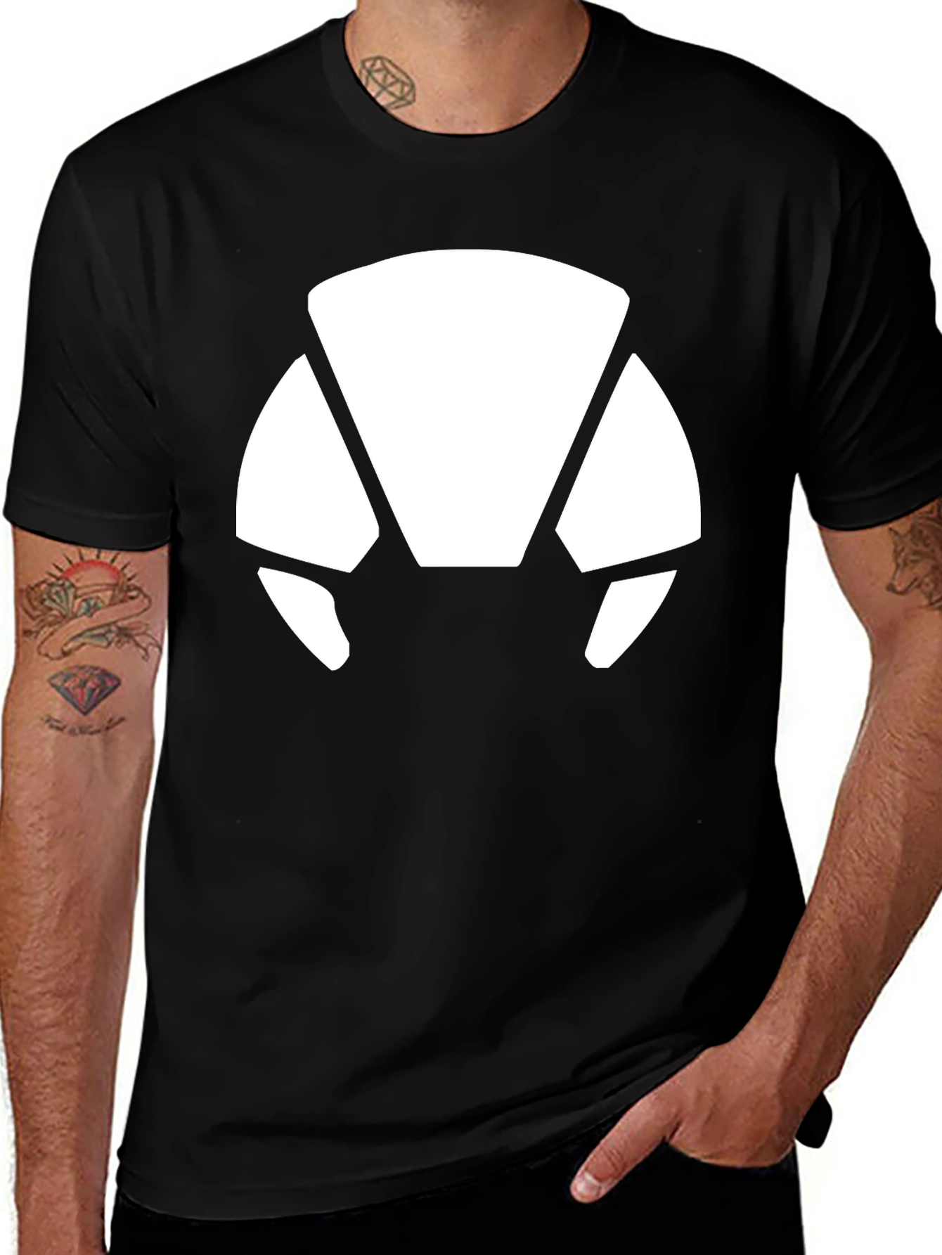 Variant 29 of Minimalist White Graphic Tee