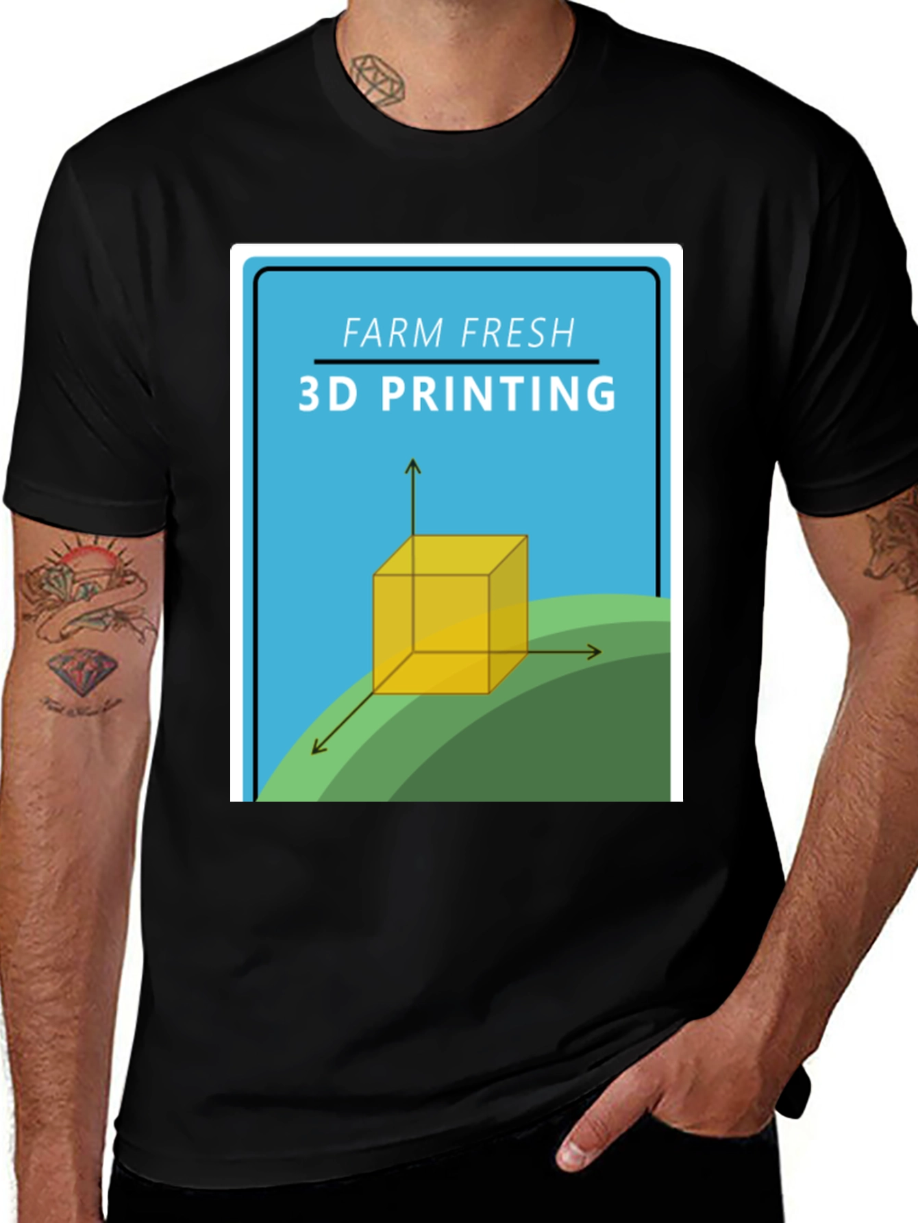 Farm Fresh 3D Printing T-Shirt