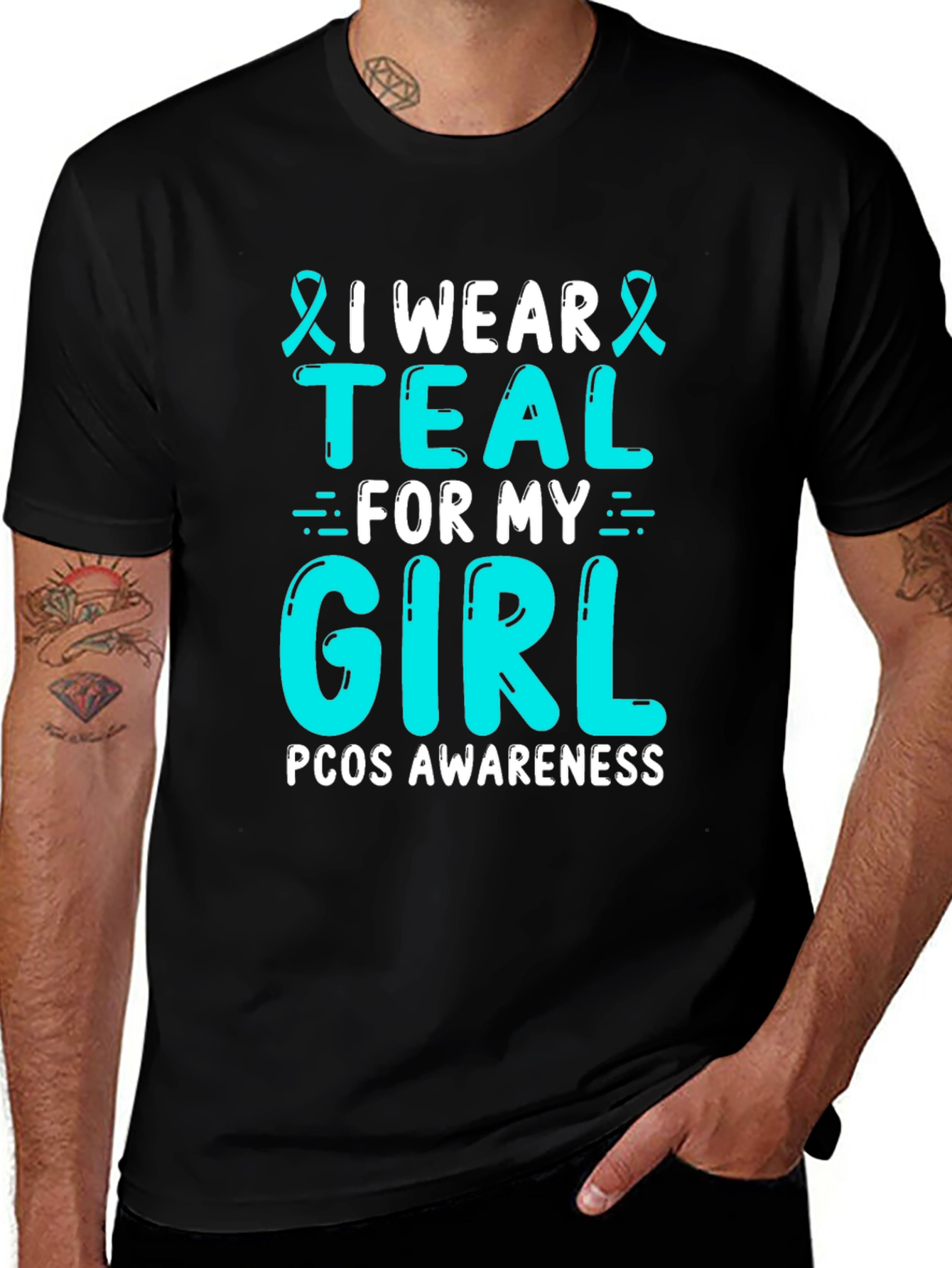 Teal for My Girl PCOS Awareness Tee