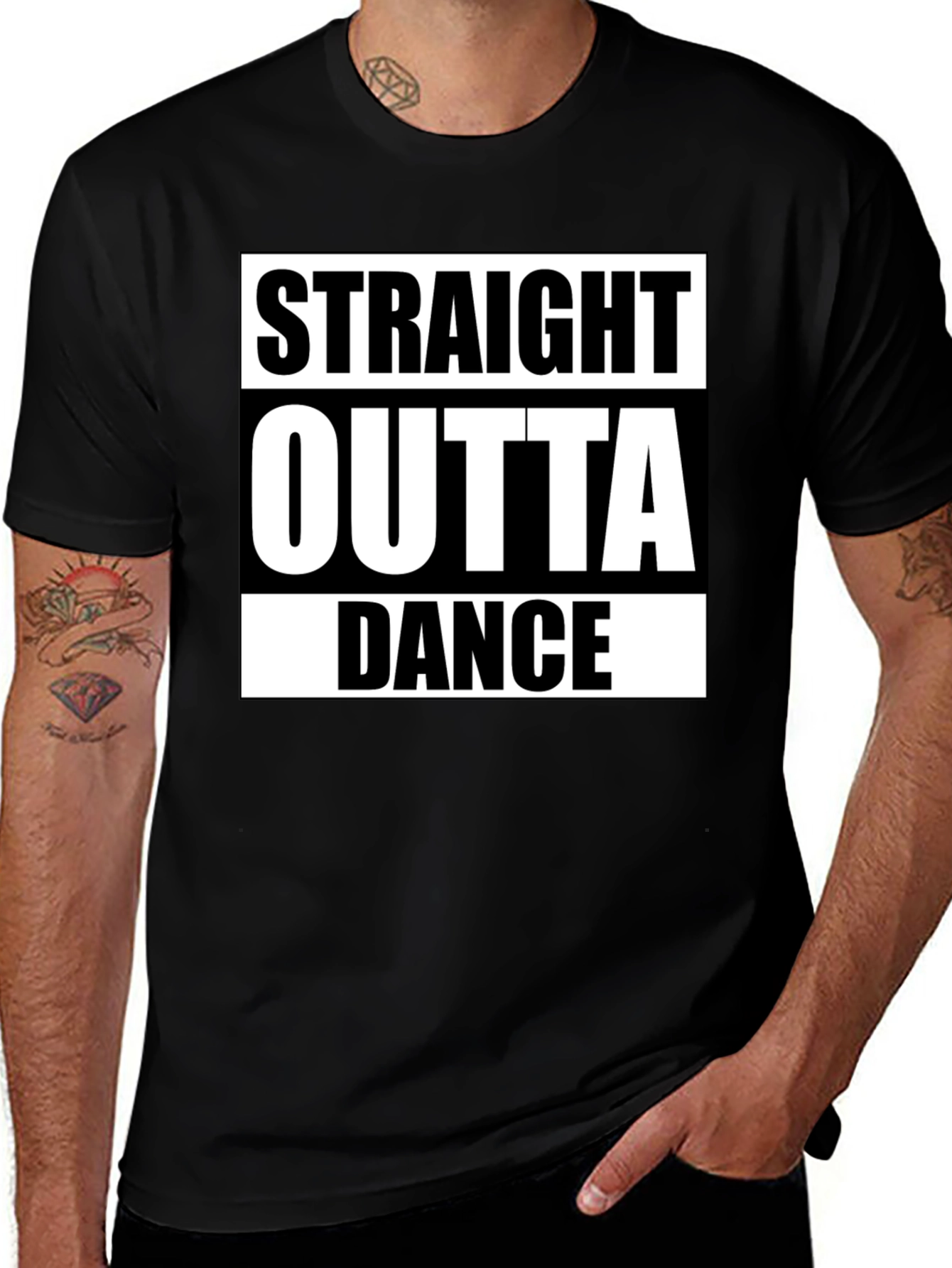 Variant 13 of Straight Outta Dance T-Shirt - Classic Design