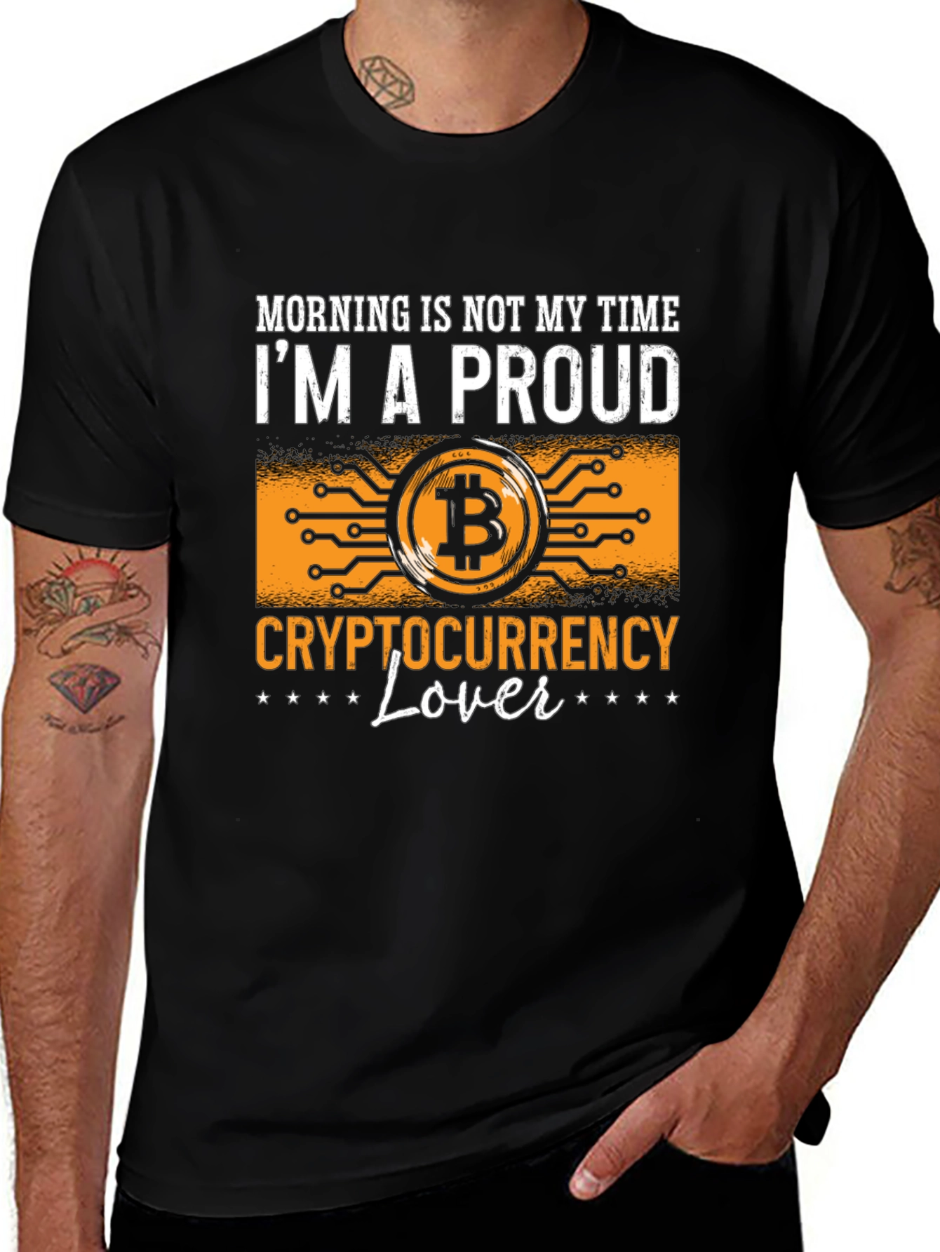 Bitcoin Cryptocurrency Lover T-Shirt