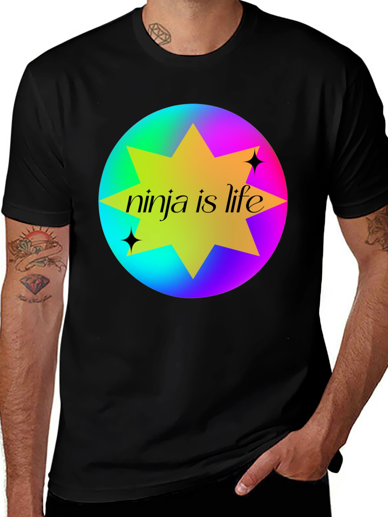 Ninja is Life Graphic T-Shirt