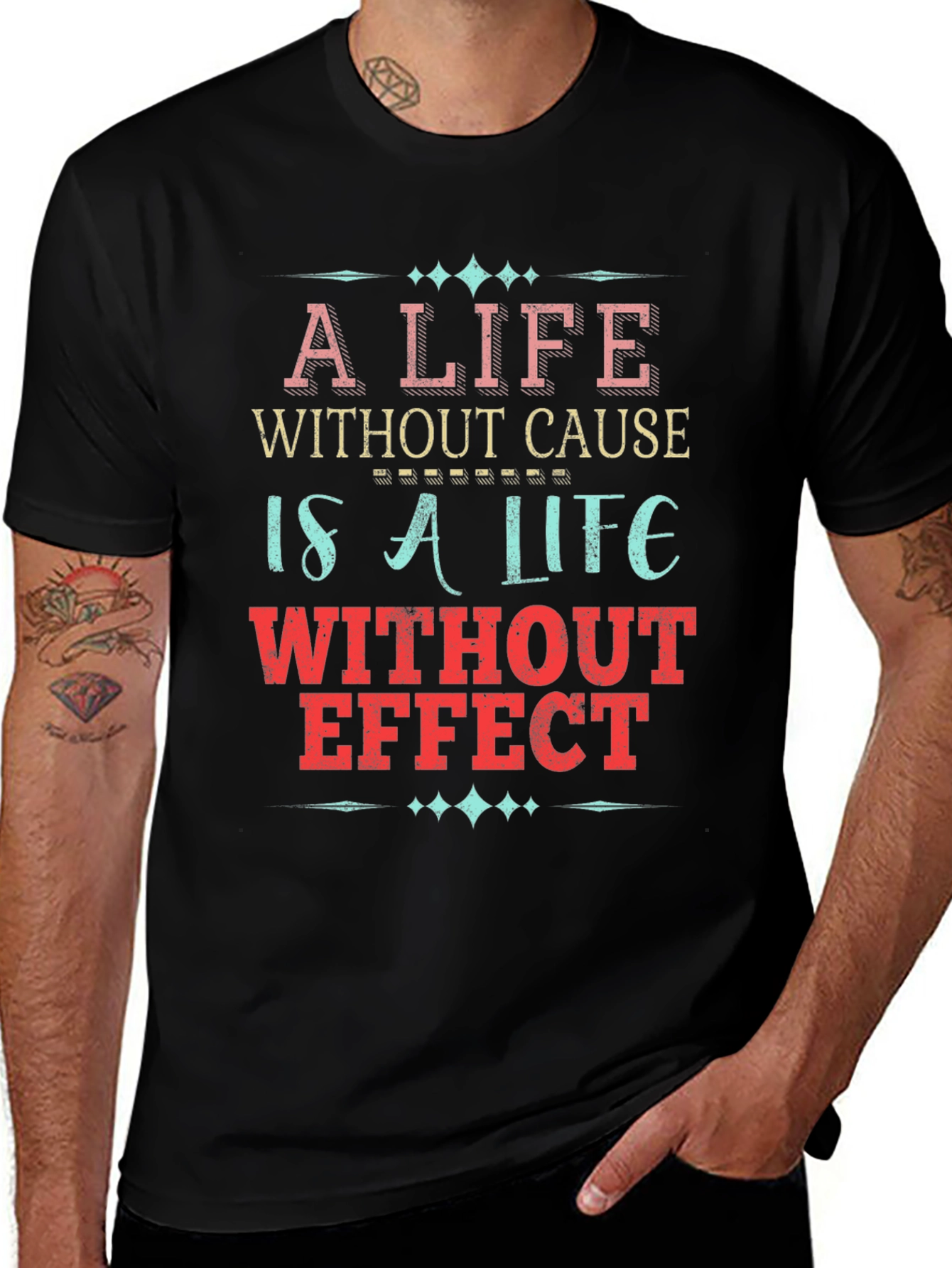 Variant 25 of A Life Without Cause Black T-Shirt