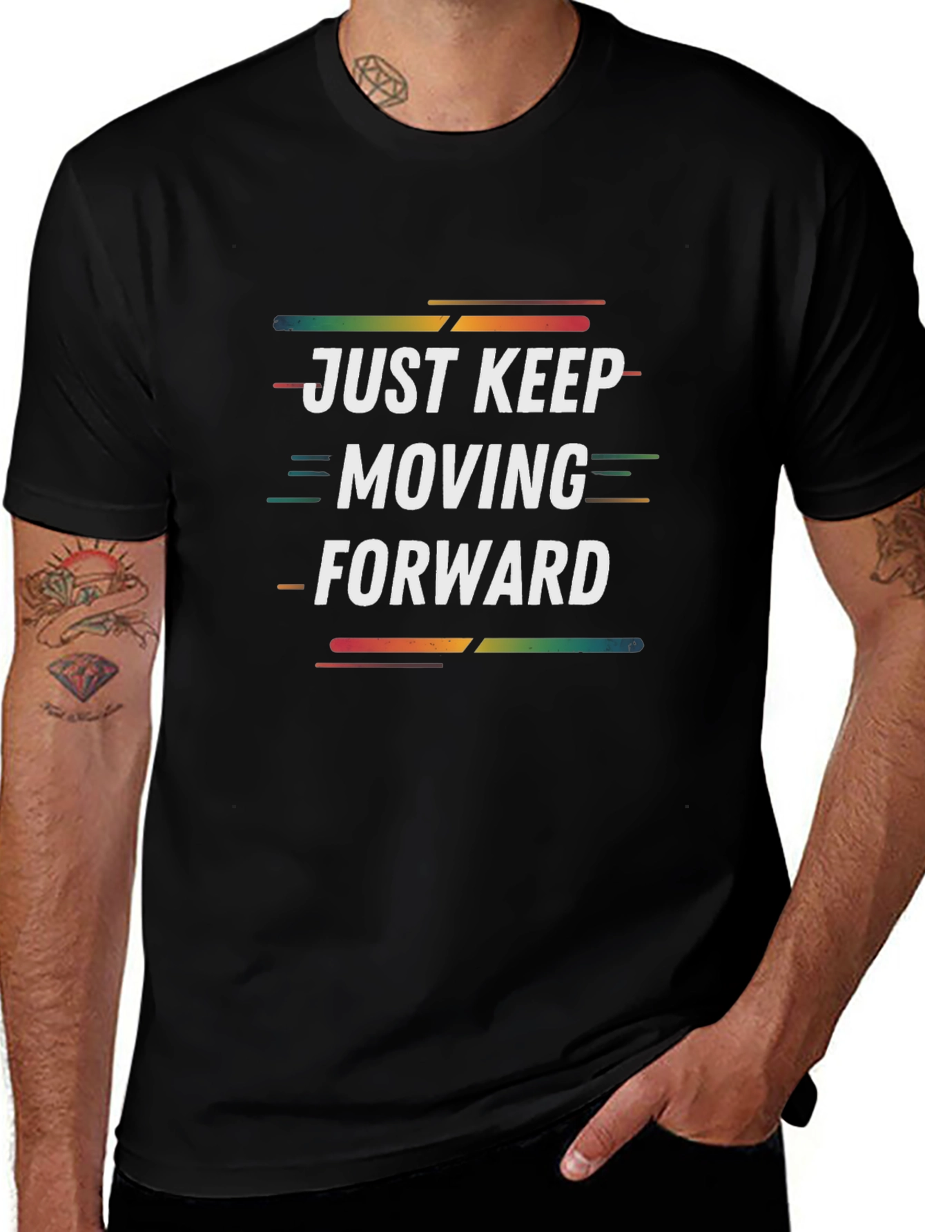 Variant 30 of Just Keep Moving Forward Graphic Tee