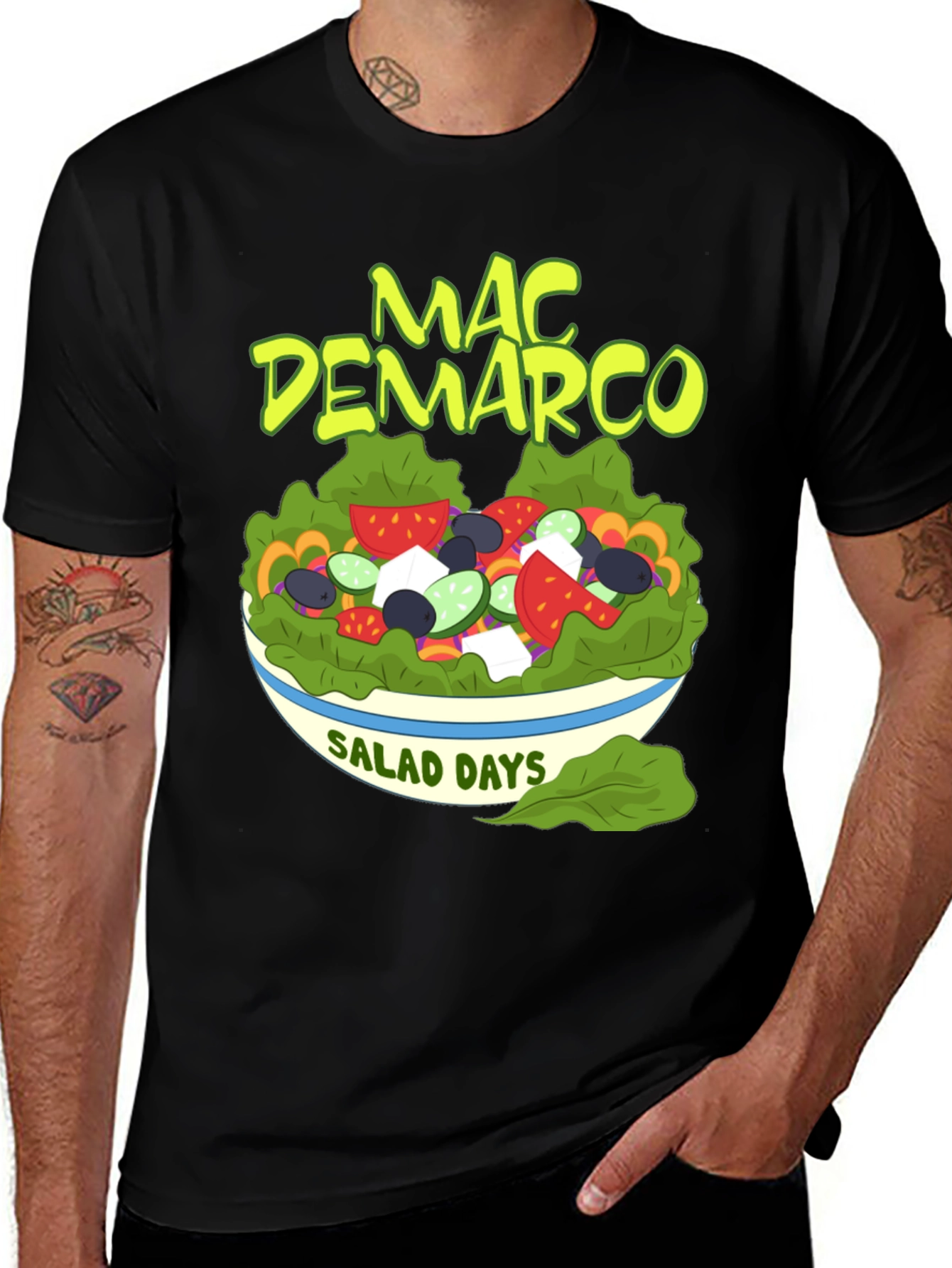 Variant 3 of Mac Demarco Salad Days Black T-Shirt