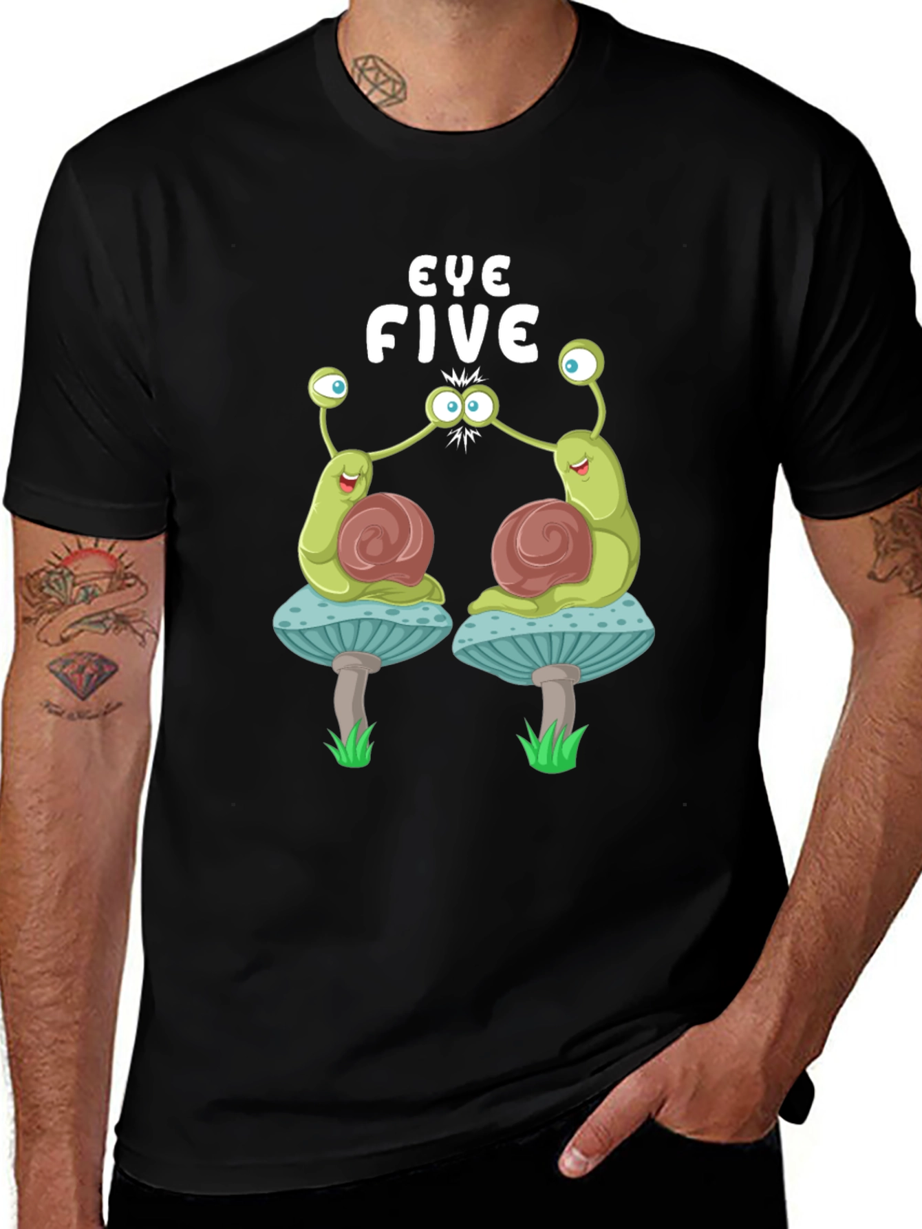 Variant 9 of Eye Five Snail Graphic T-Shirt