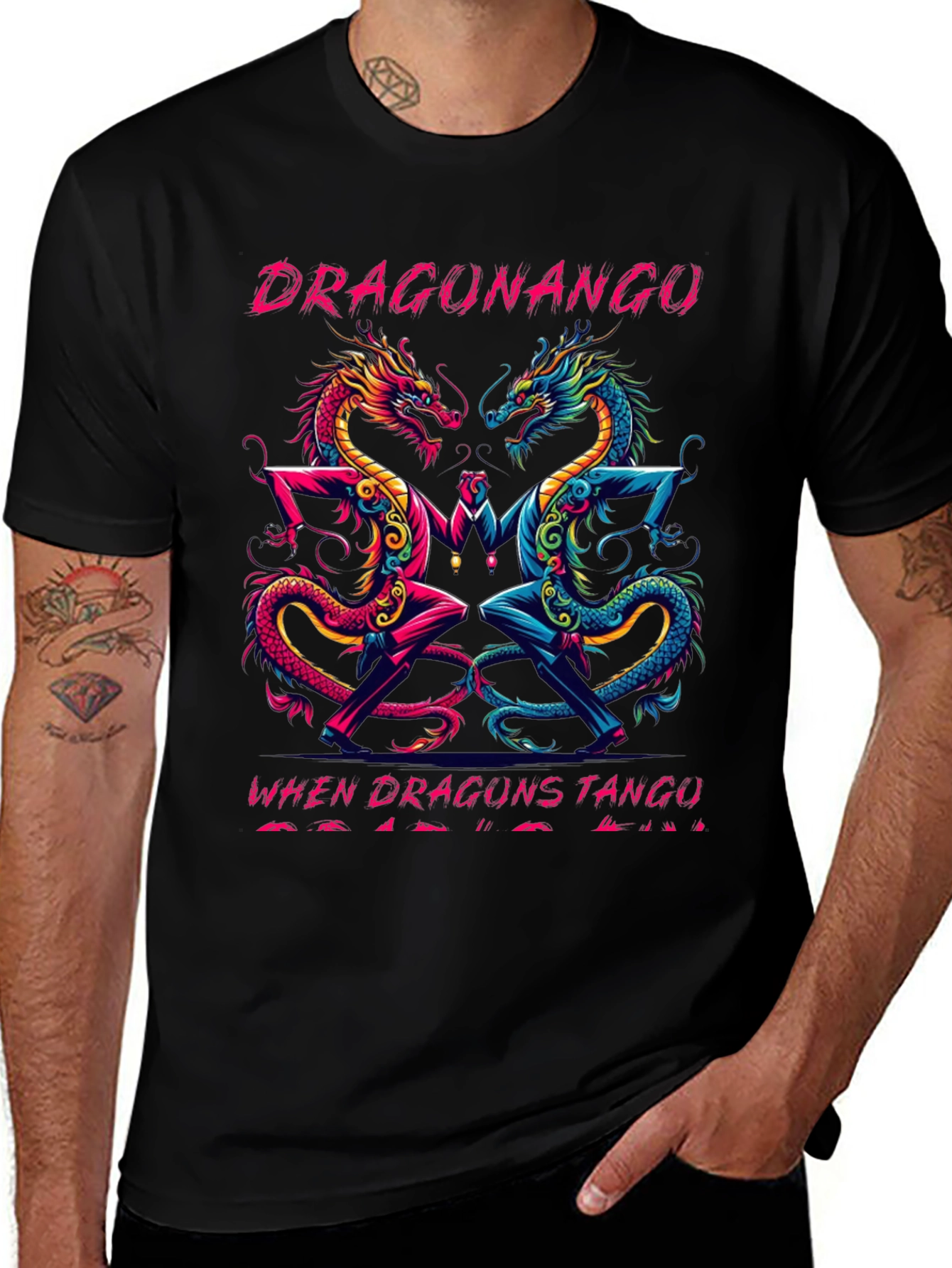 Variant 9 of Dragon Tango Graphic Tee