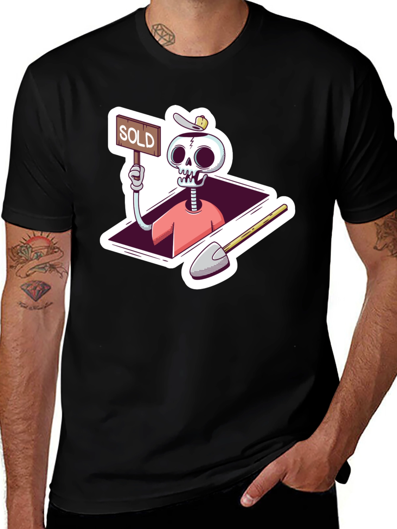 Variant 18 of Buried Real Estate Investor Humor T-Shirt