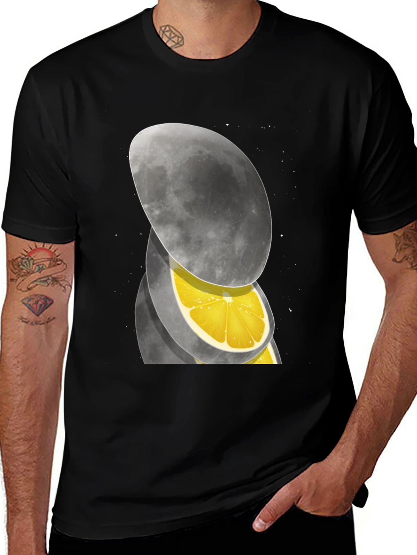 Variant 27 of Moon Slice T-Shirt - Unique Graphic Tee