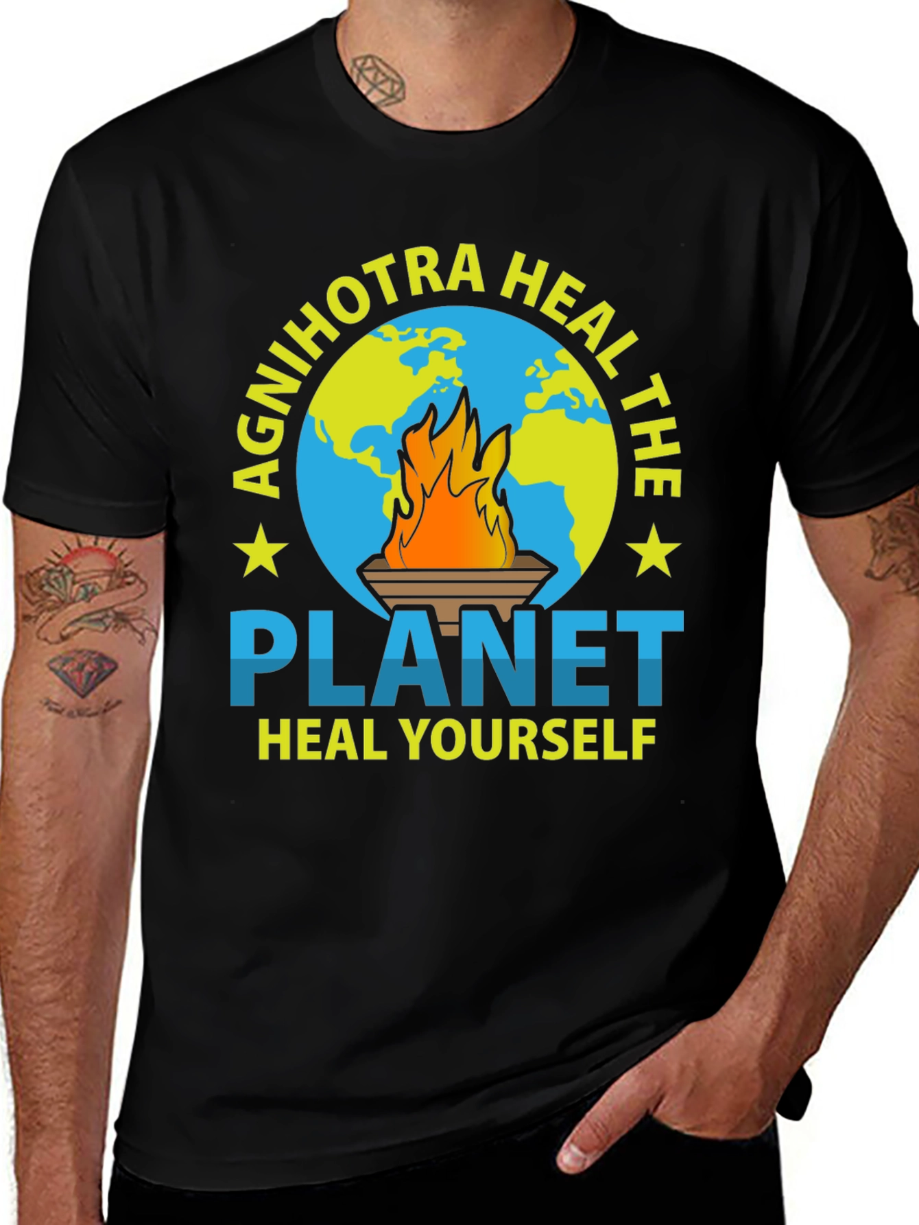 Agnihotra Heal The Planet T-Shirt