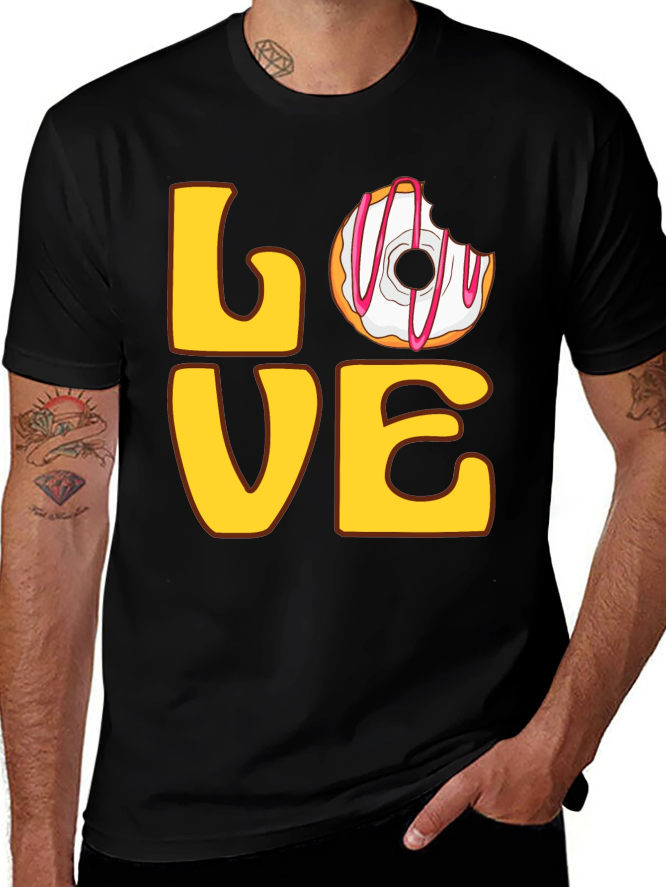 Variant 3 of Donut Love Graphic T-Shirt - Sweet Treat Tee