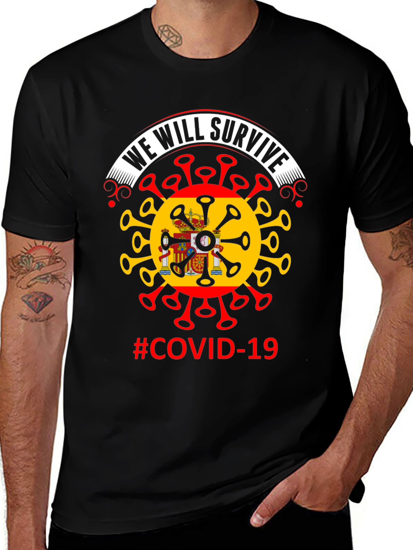 We Will Survive Spain Covid-19 T-Shirt
