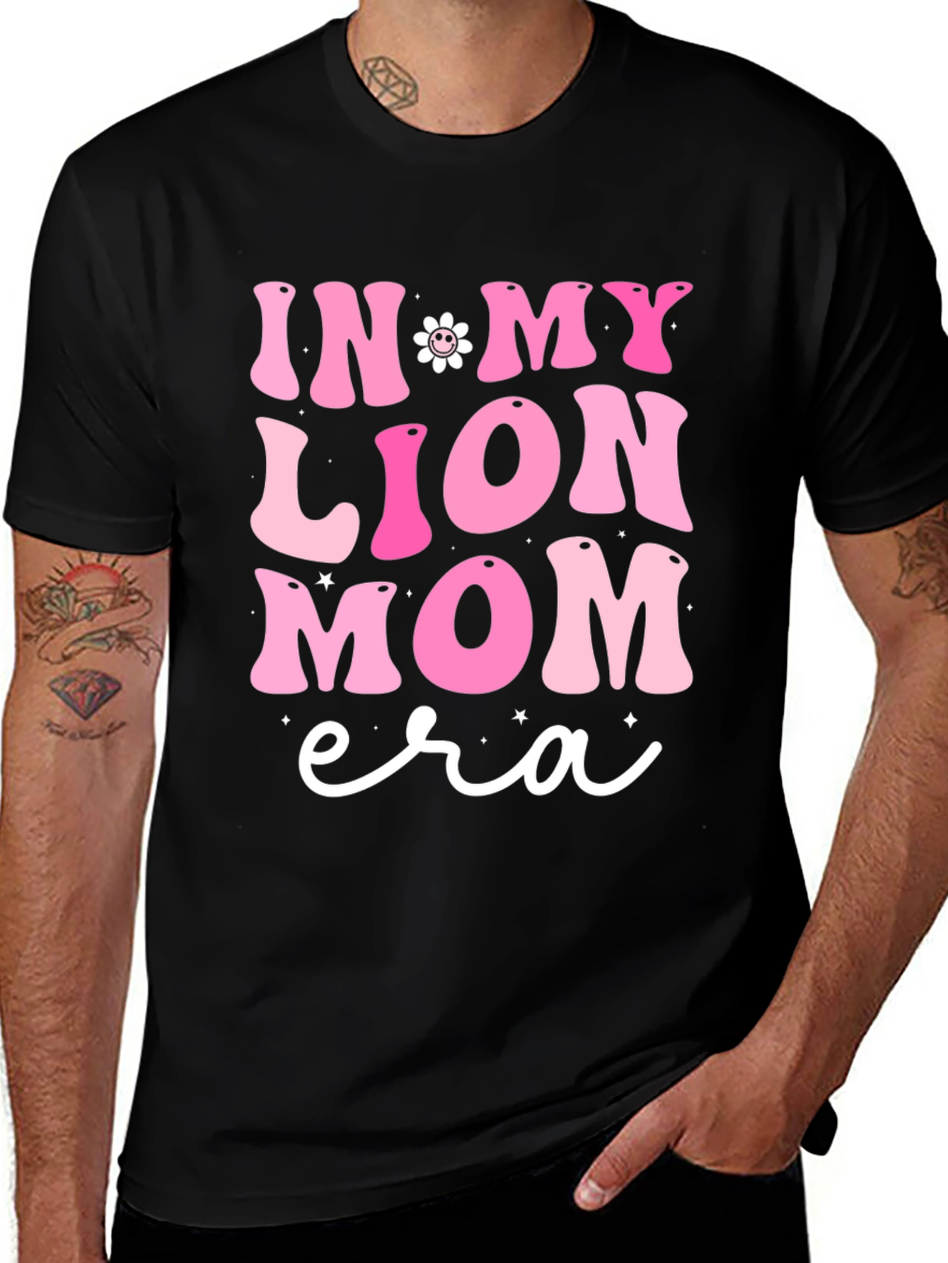 Variant 27 of In My Lion Mom Era Graphic T-Shirt