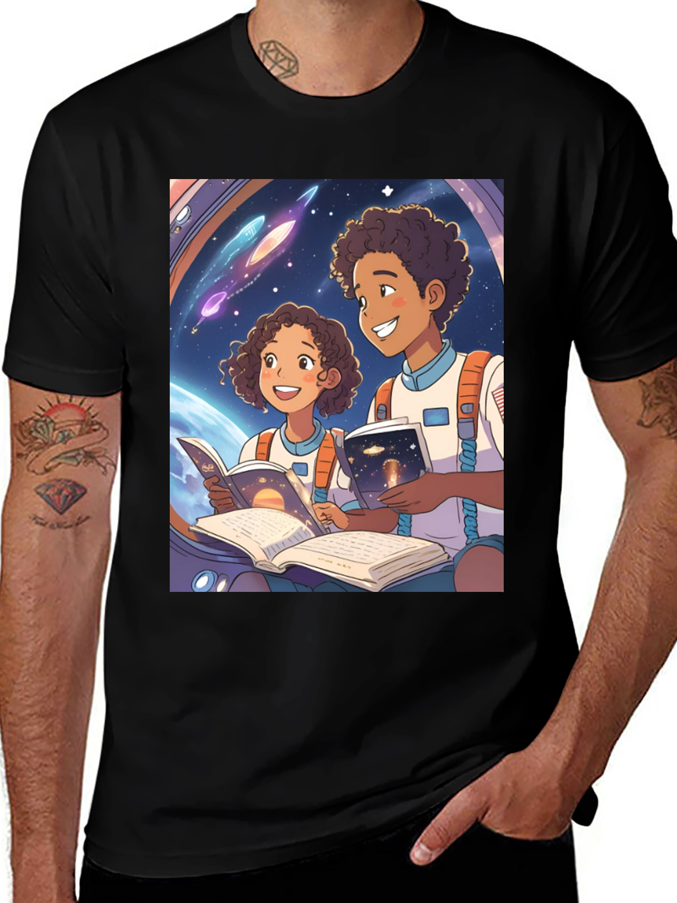 Variant 20 of Astronaut Kids Graphic Tee